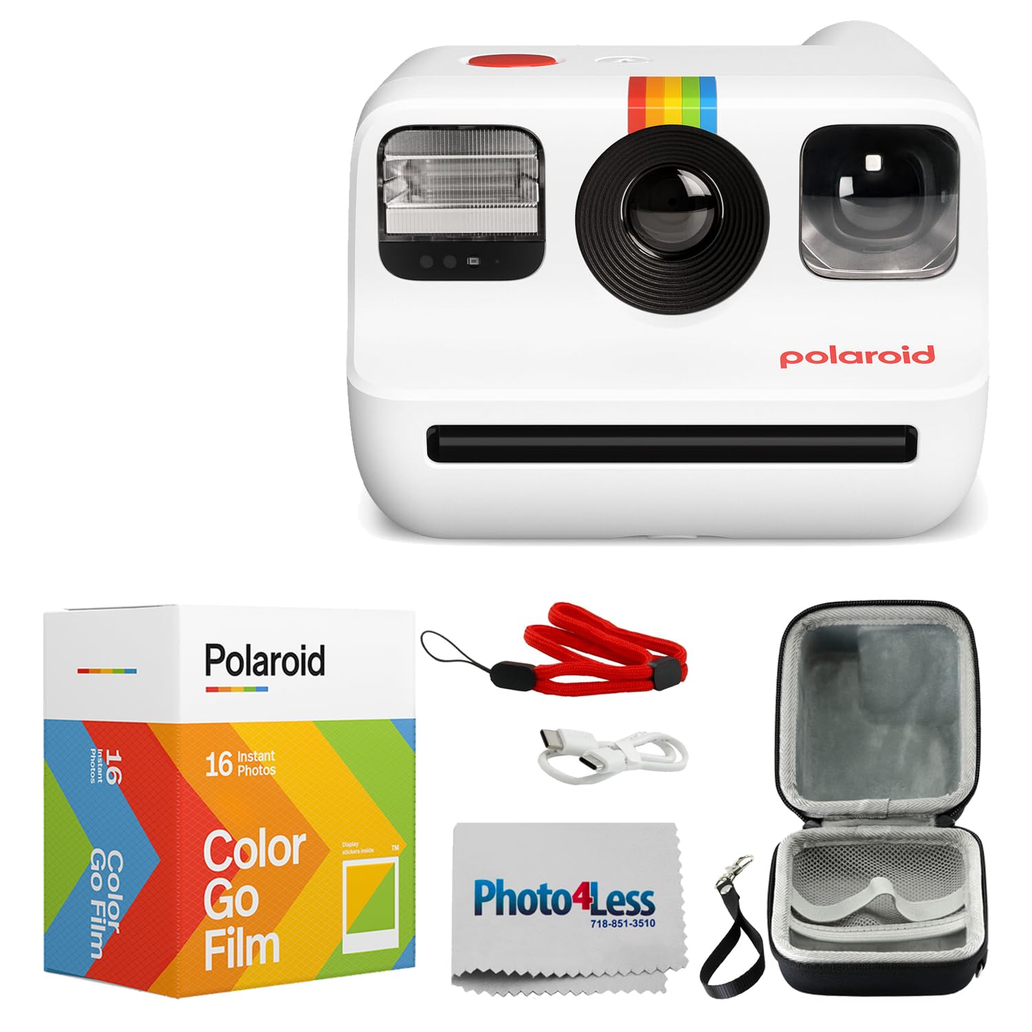 Foto 1 | Cámara Polaroid Go Generation 2 Instant Film Mini Blanca - Venta Internacional.
