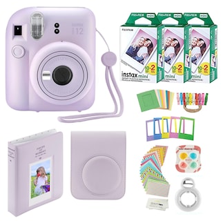 Foto 1 | Cámara Instantánea Fujifilm Instax Mini 12 Con Funda Y 60 Películas - Venta Internacional.