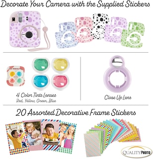 Foto 6 | Cámara Instantánea Fujifilm Instax Mini 12 Con Funda Y 60 Películas - Venta Internacional.
