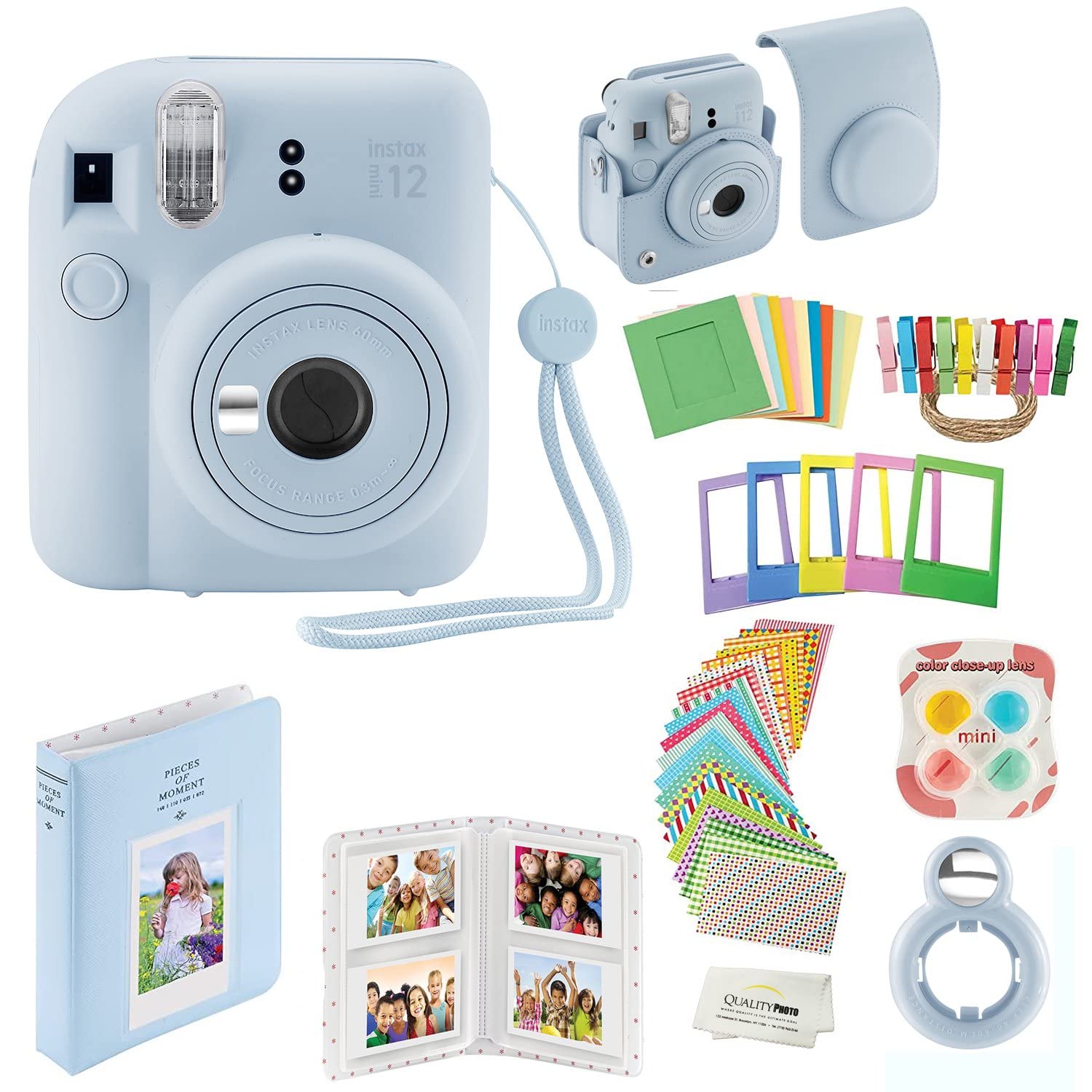 Foto 2 pulgar | Cámara Instantánea Fujifilm Instax Mini 12 Con Kit De Accesorios Azul - Venta Internacional.