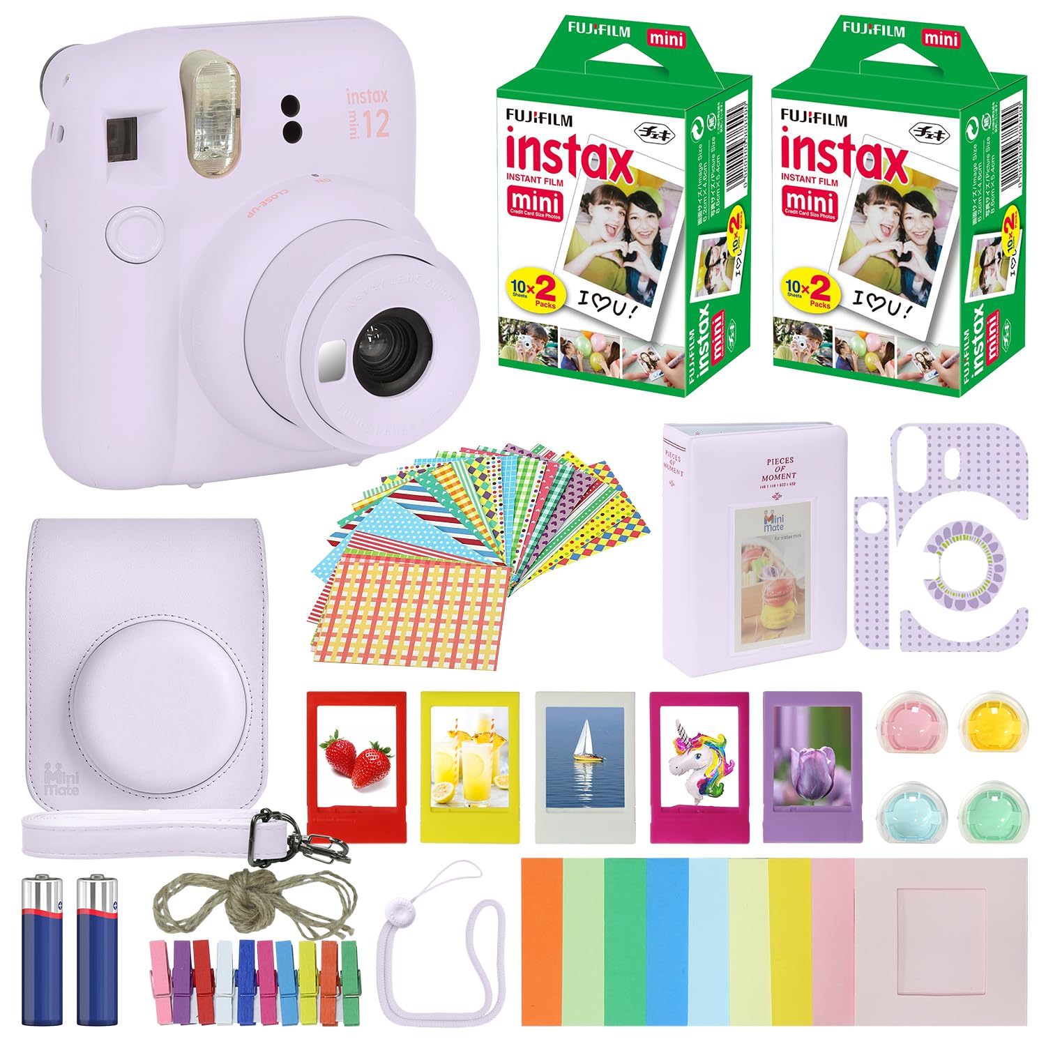 Foto 2 pulgar | Cámara Fujifilm Instax Mini 12 Lilac Purple + Accesorios - Venta Internacional.