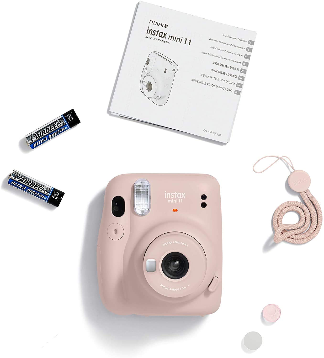 Foto 3 pulgar | Cámara Fujifilm Instax Mini 11 Blush Pink + Película Y Accesorios - Venta Internacional.