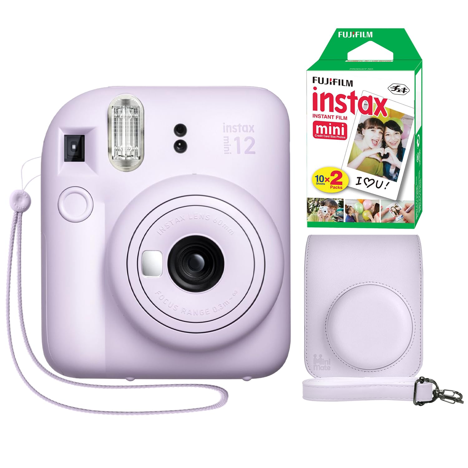 Foto 2 pulgar | Cámara Instantánea Fujifilm Instax Mini 12 Lila Purple + Funda - Venta Internacional.