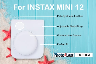 Foto 4 | Cámara De Película Instantánea Fujifilm Instax Mini 12 Clay White - Venta Internacional.