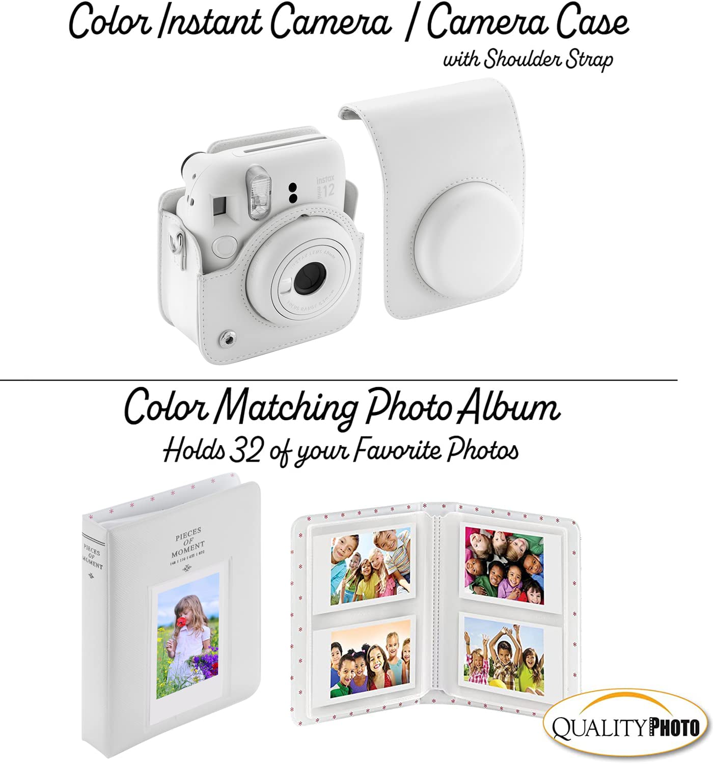 Foto 5 pulgar | Cámara Instantánea Fujifilm Instax Mini 12 Con Funda Y 40 Películas - Venta Internacional.