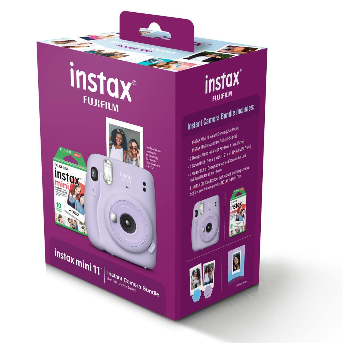 Foto 2 | Cámara Fujifilm Instax Mini 11 2021 Con Película Y Accesorios - Venta Internacional.