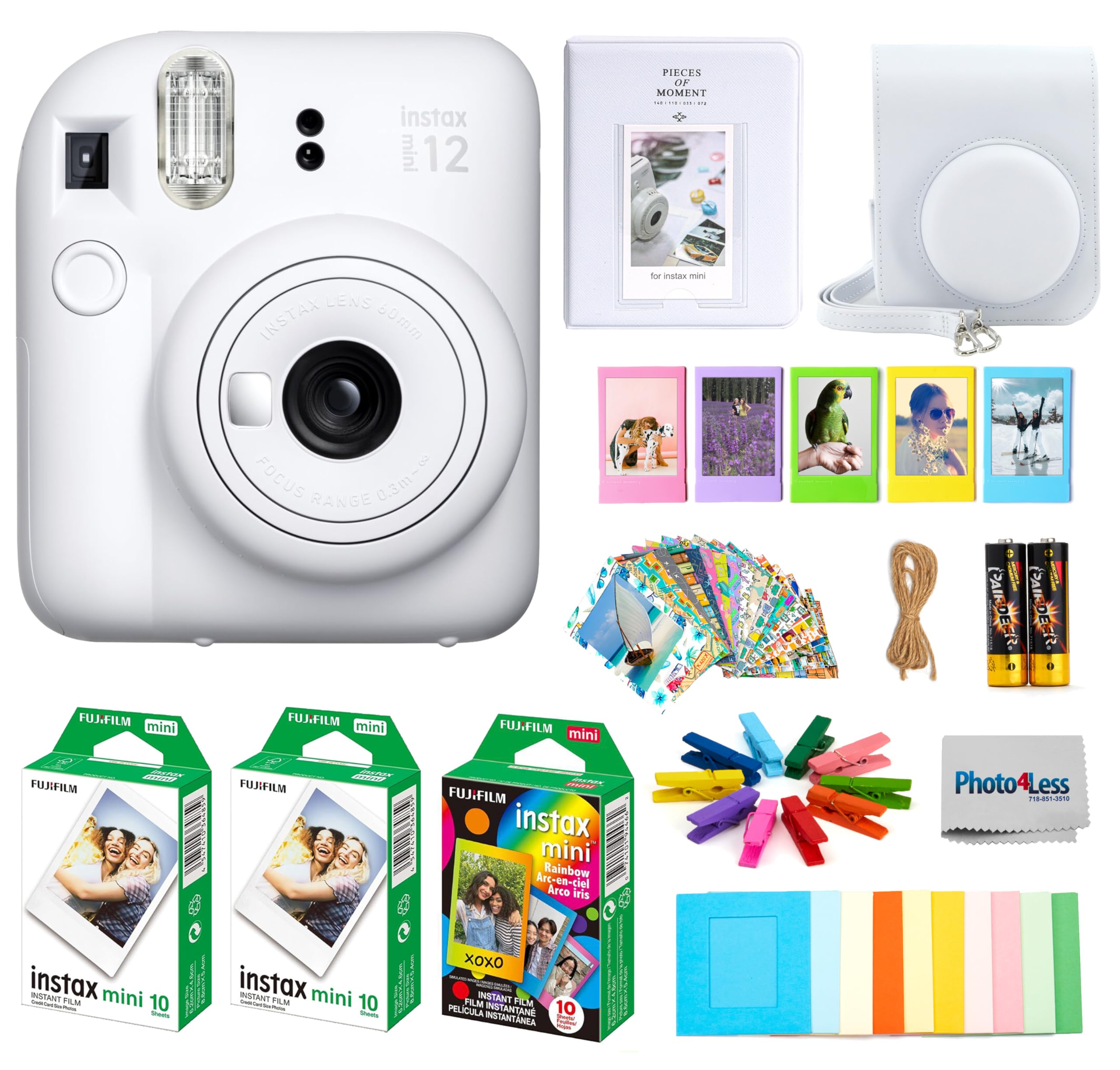 Foto 2 pulgar | Cámara De Película Instantánea Fujifilm Instax Mini 12 Con Accesorios - Venta Internacional.