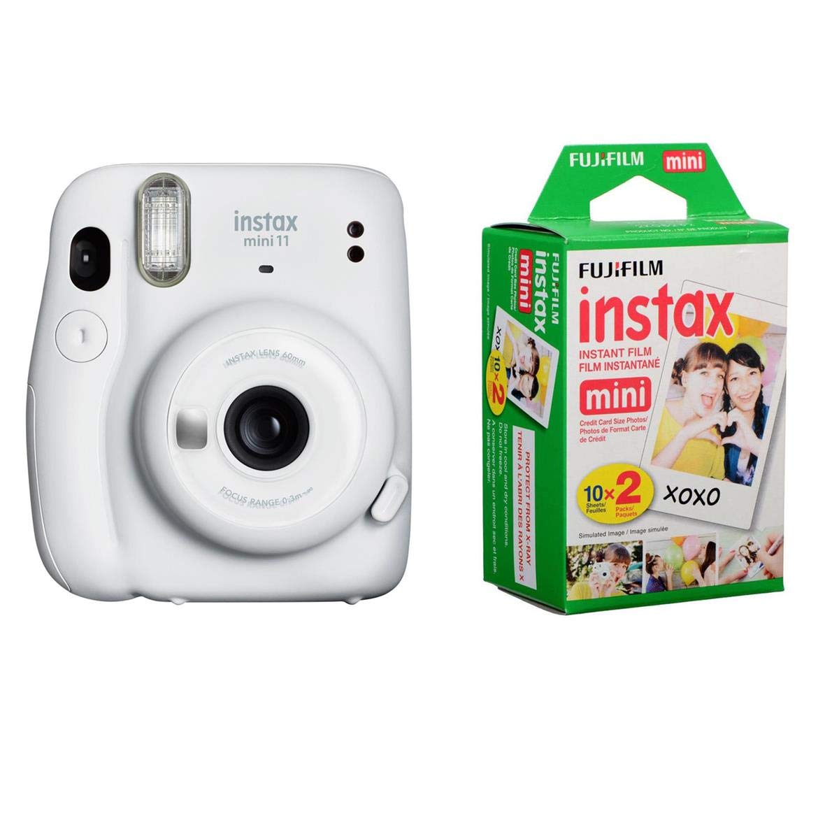 Foto 2 pulgar | Cámara Fujifilm Instax Mini 11, Película Instantánea, Blanca Como El Hielo - Venta Internacional.