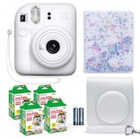 Cámara Fujifilm Instax Mini 12 De Color Blanco Arcilla Con Película De 40 Hojas - Venta Internacional.