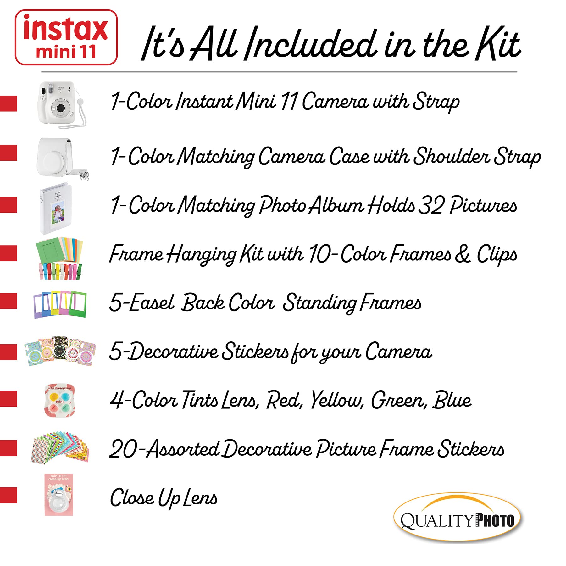 Foto 4 pulgar | Cámara Instantánea Fujifilm Instax Mini 11 Con Funda, Álbum Y Más - Venta Internacional.