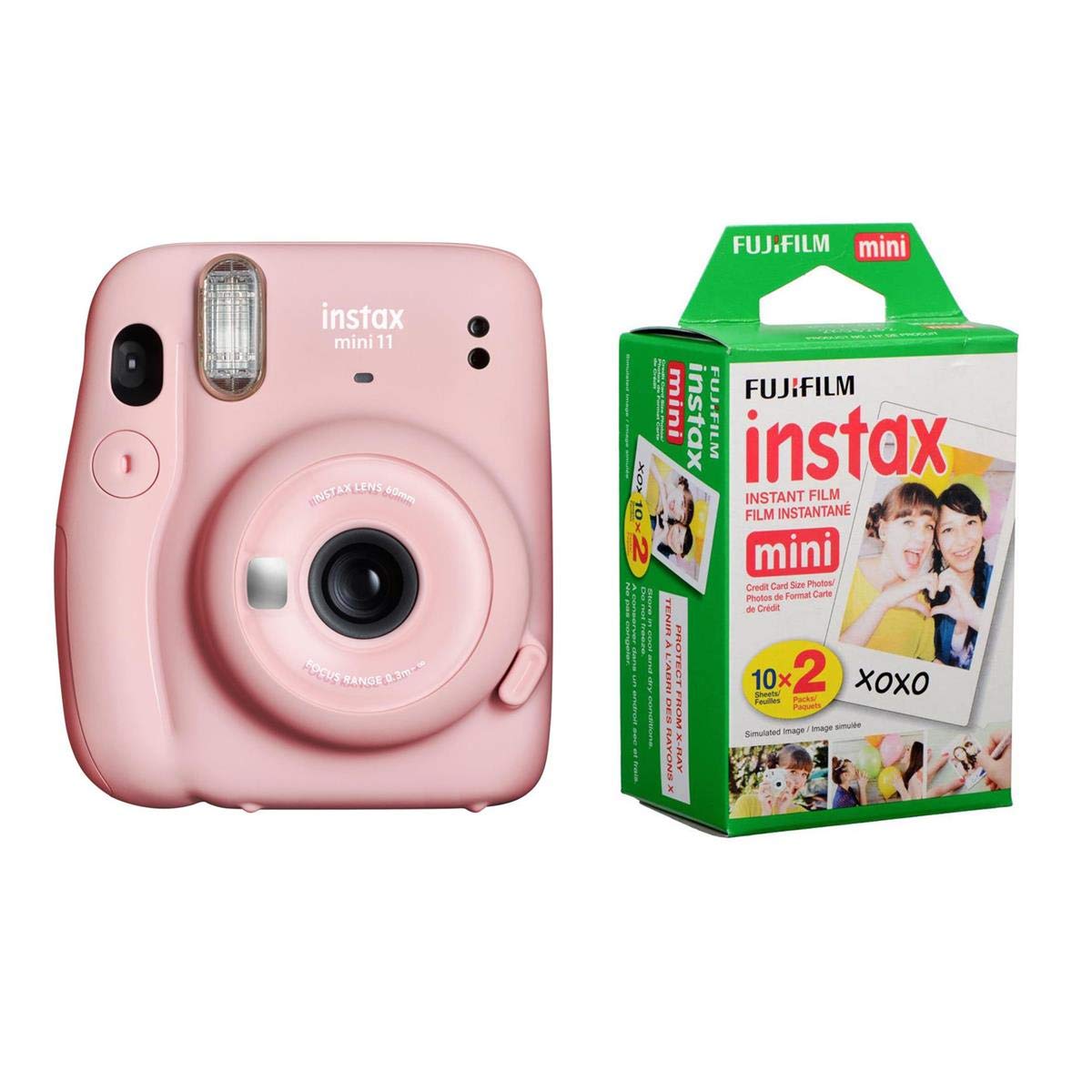 Foto 2 pulgar | Cámara Fujifilm Instax Mini 11 Con Película Fujifilm Instax 2.0 - Venta Internacional.