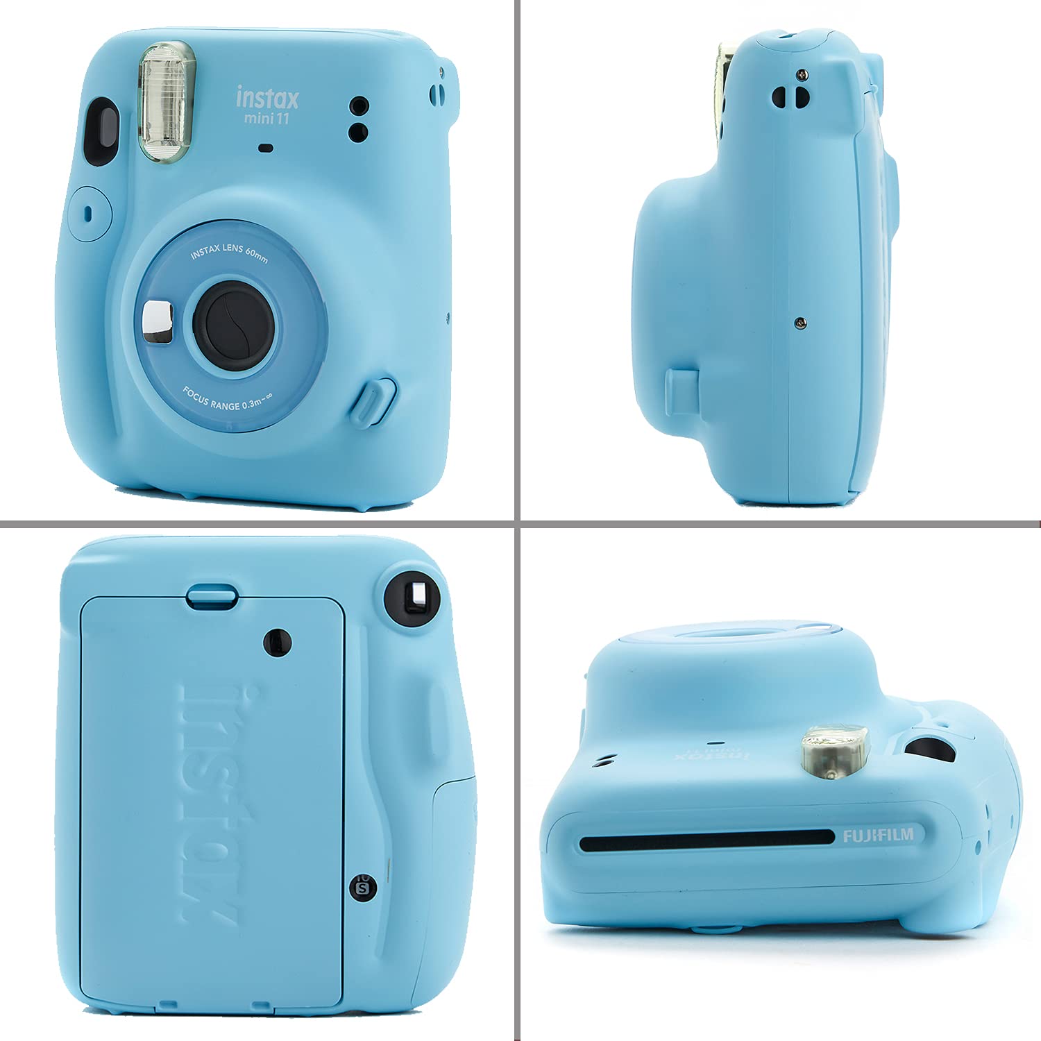 Foto 3 pulgar | Cámara Fujifilm Instax Mini 11 + Película + Accesorios - Azul - Venta Internacional.