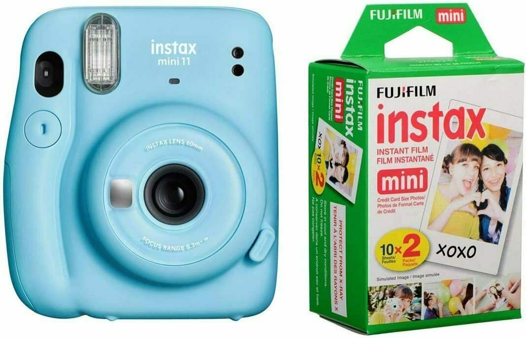 Foto 2 pulgar | Cámara Fujifilm Instax Mini 11, Película Instantánea, Azul Cielo - Venta Internacional.