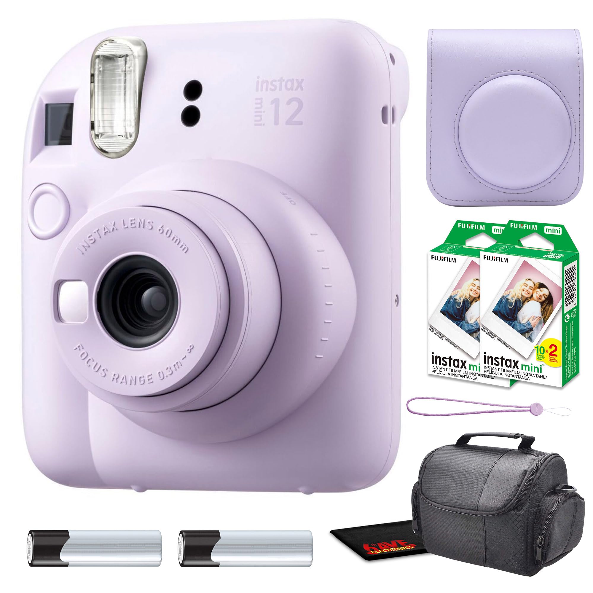 Cámara Instantánea Fujifilm Instax Mini 12 Lilac Purple + Films - Venta Internacional. $6,978