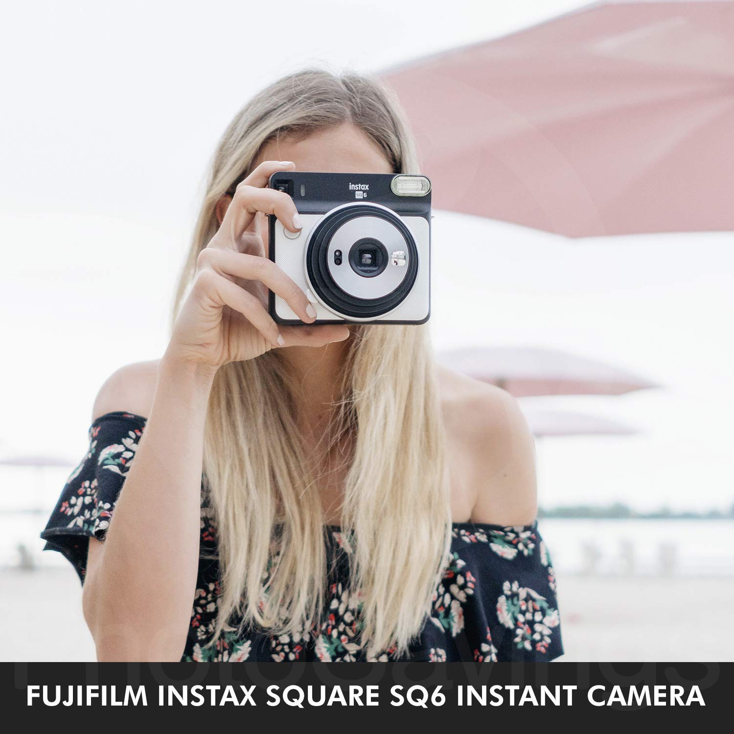 Foto 3 | Cámara De Película Instantánea Fujifilm Instax Square Sq6 Azul Metalizado - Venta Internacional.