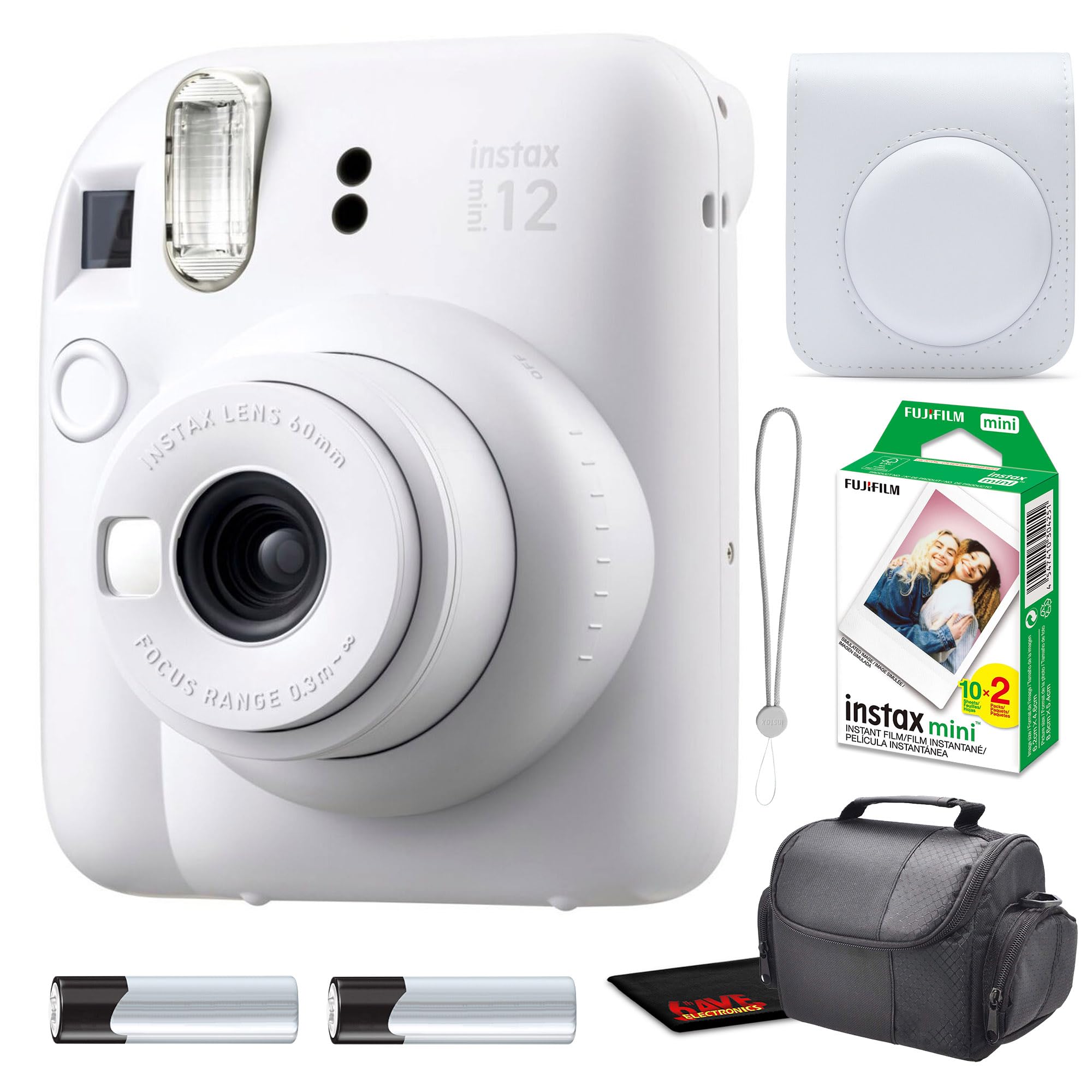 Foto 2 pulgar | Cámara Instantánea Fujifilm Instax Mini 12 Clay White +20 Películas - Venta Internacional.