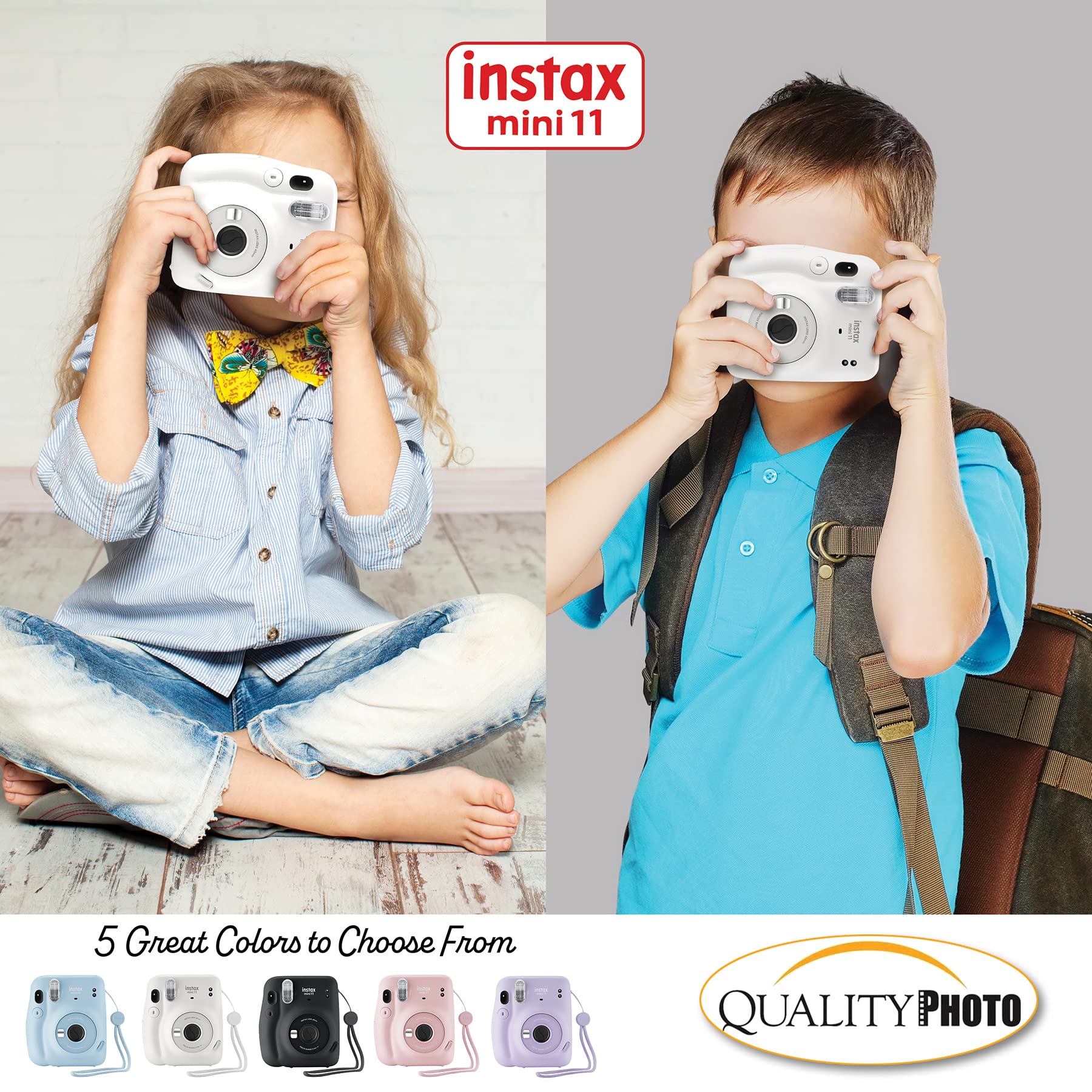 Foto 8 pulgar | Cámara Fujifilm Instax Mini 11 Con Funda, 20 Películas Y Accesorios - Venta Internacional.