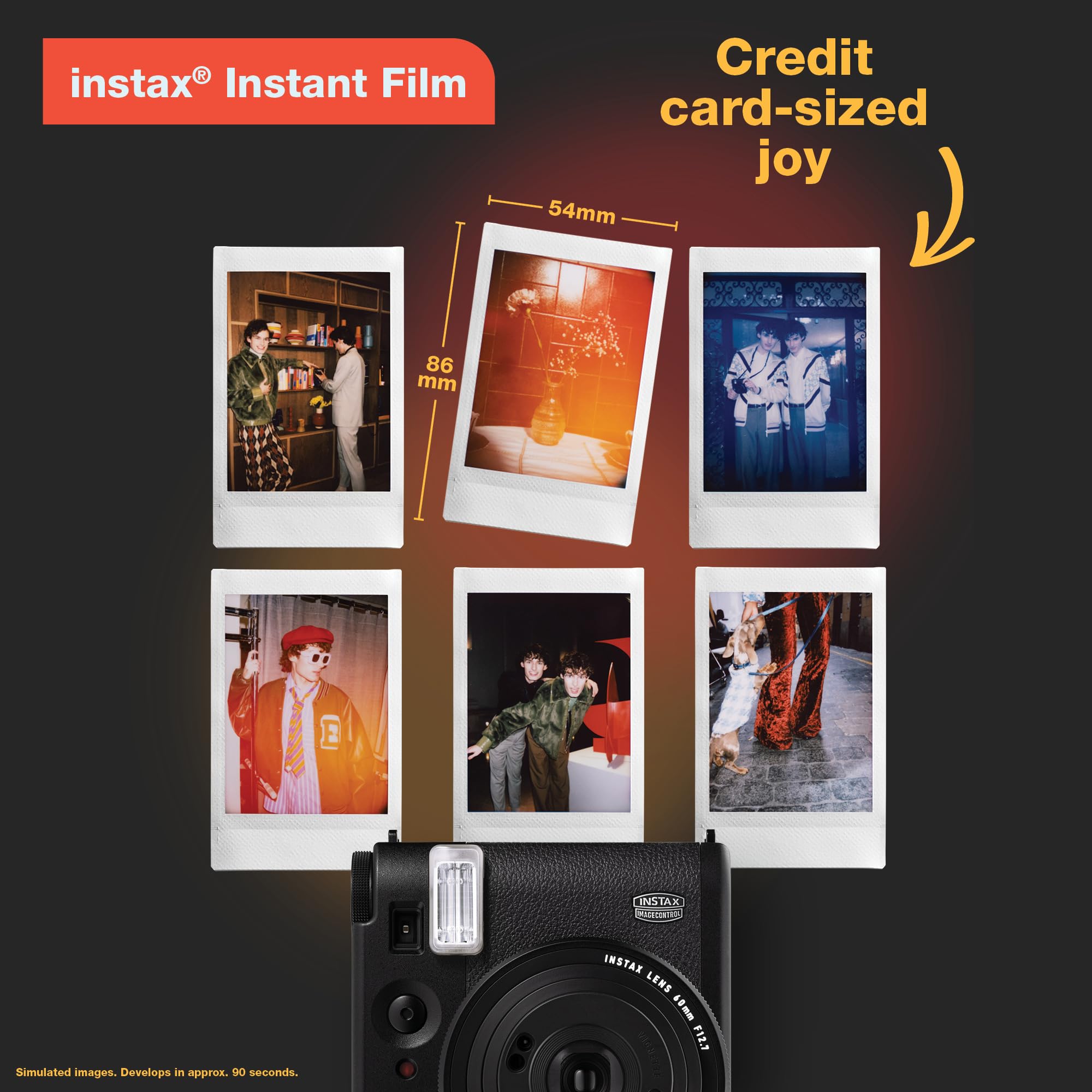 Foto 6 | Cámara De Película Instantánea Fujifilm Instax Mini 99 Negra - Venta Internacional.