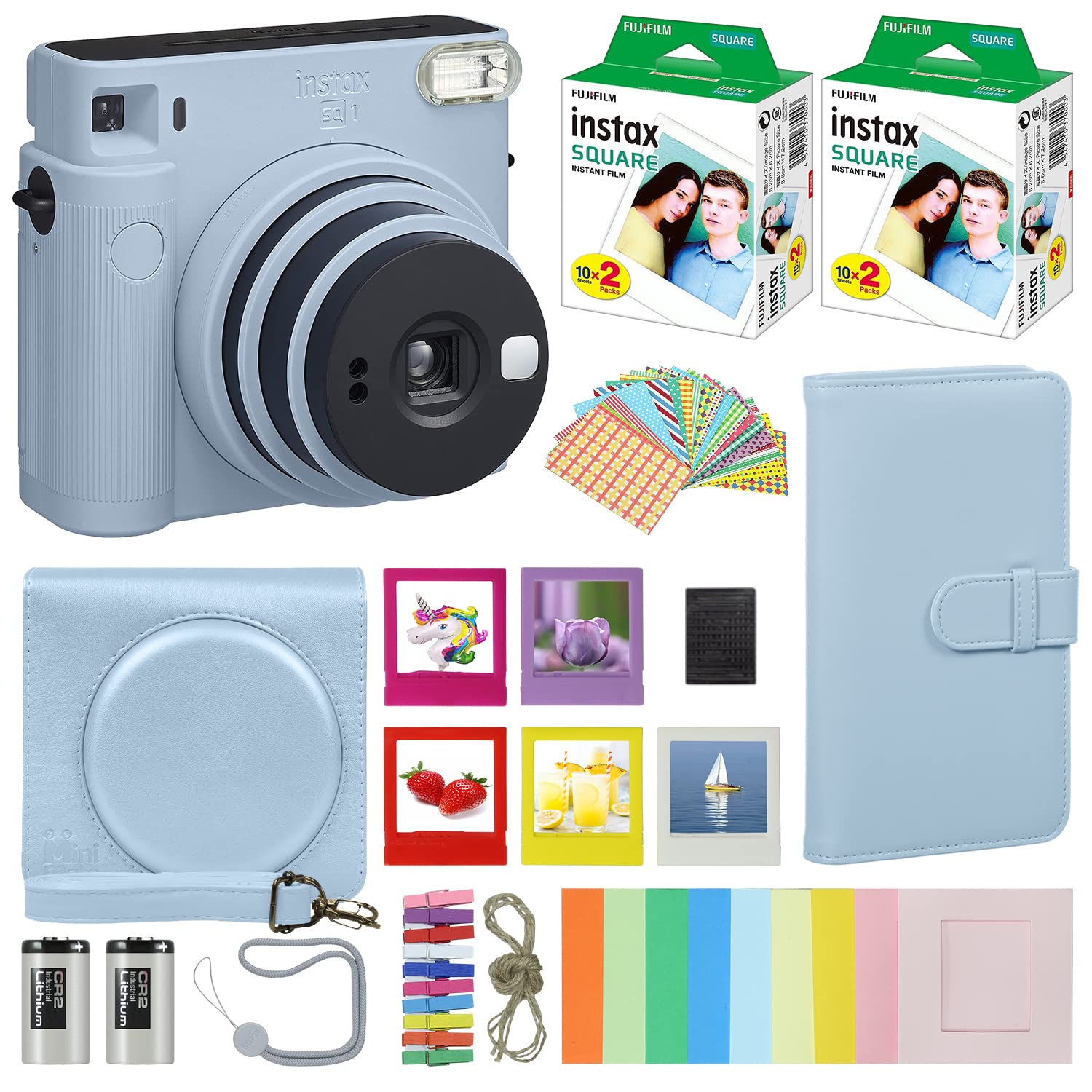 Foto 2 pulgar | Cámara Instantánea Fujifilm Instax Square Sq1 Glacier Blue - Venta Internacional.