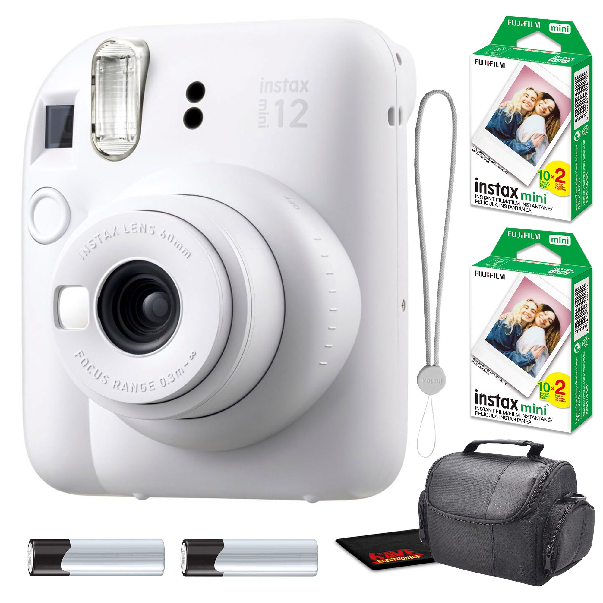 Foto 2 pulgar | Cámara Instantánea Fujifilm Instax Mini 12 Blanca Arcilla Con Películas - Venta Internacional.