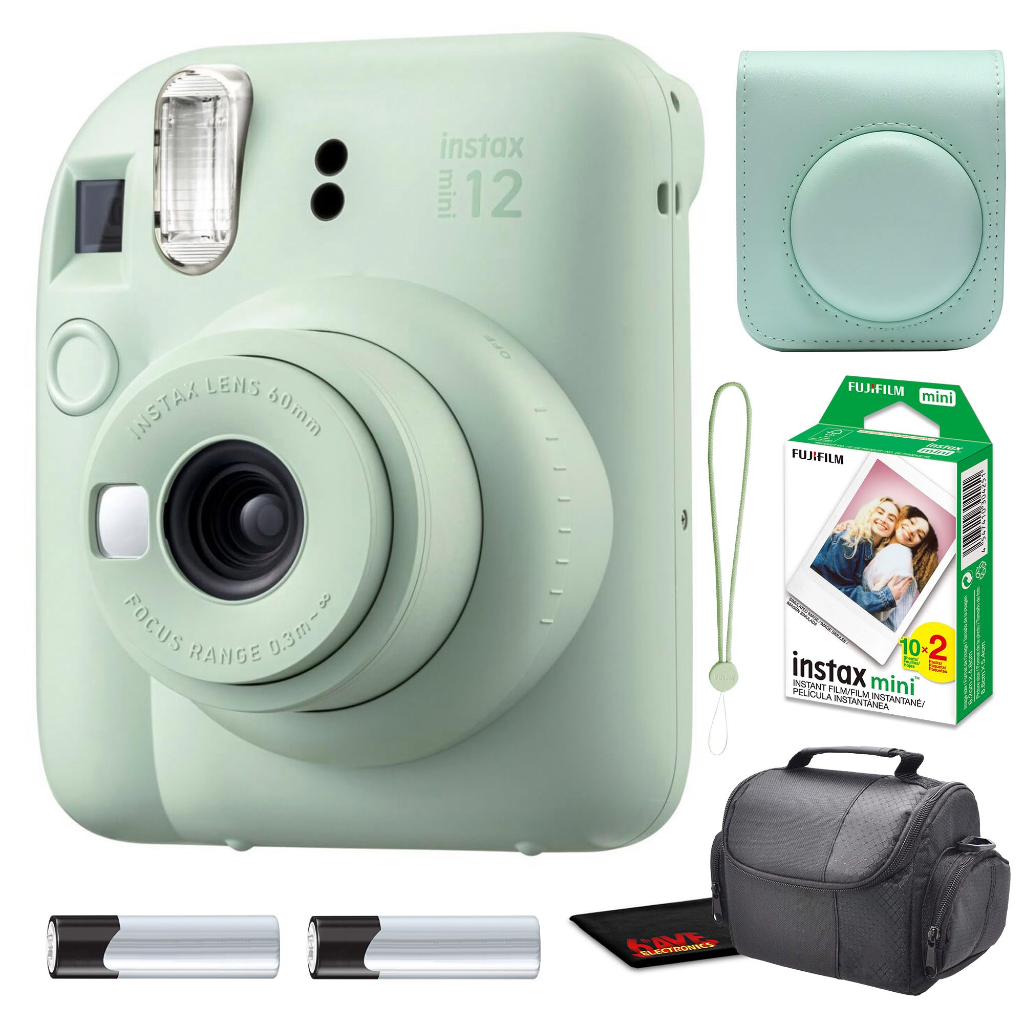 Foto 2 pulgar | Cámara Instantánea Fujifilm Instax Mini 12 Verde Menta Con Películas - Venta Internacional.