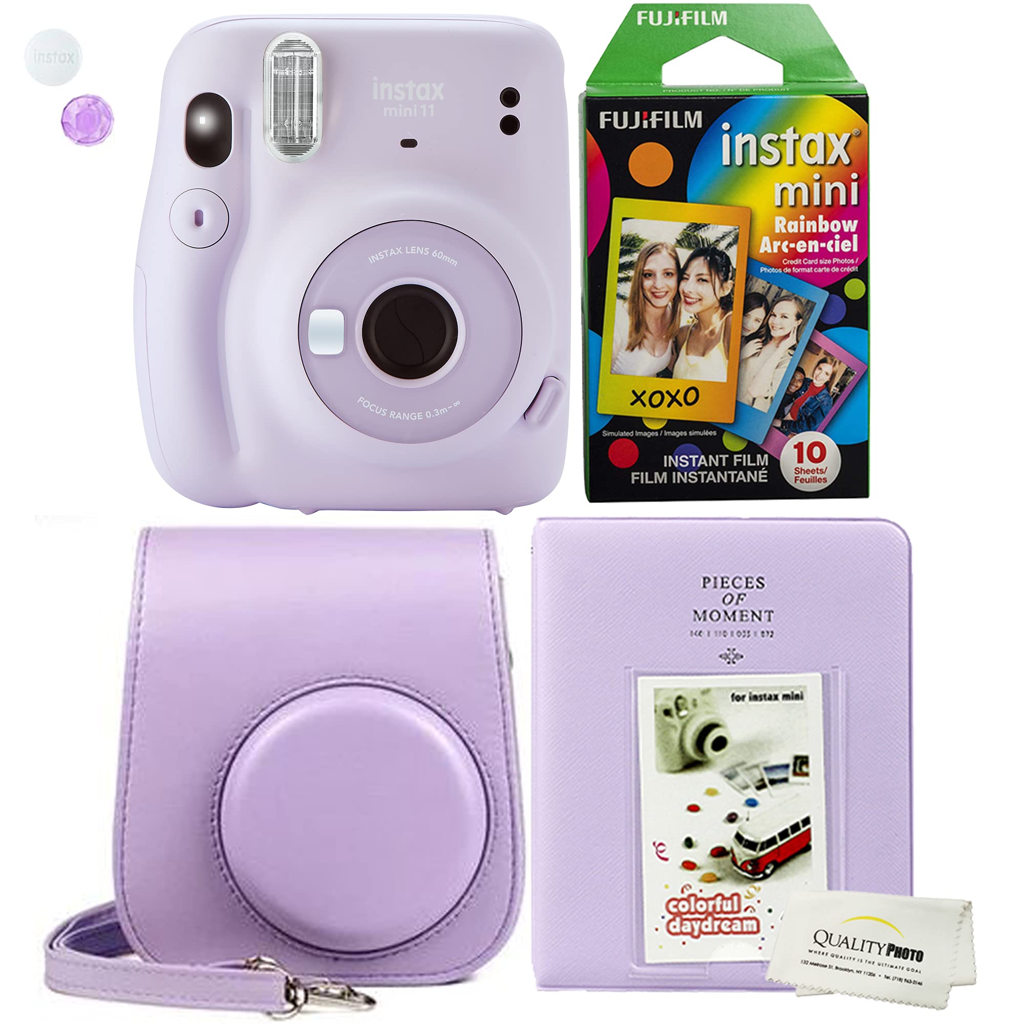 Foto 2 pulgar | Cámara Instantánea Fujifilm Instax Mini 11 Lila Purple + Funda - Venta Internacional.