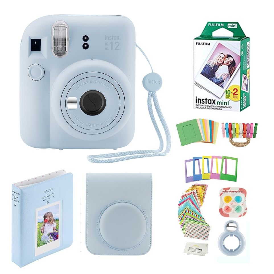 Foto 2 pulgar | Cámara Instantánea Fujifilm Instax Mini 12 Con Funda Y 20 Impresiones - Venta Internacional.