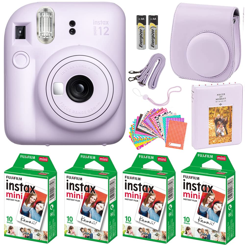 Foto 2 pulgar | Cámara Fujifilm Instax Mini 12 Con Película De 40 Hojas Y Accesorios - Venta Internacional.