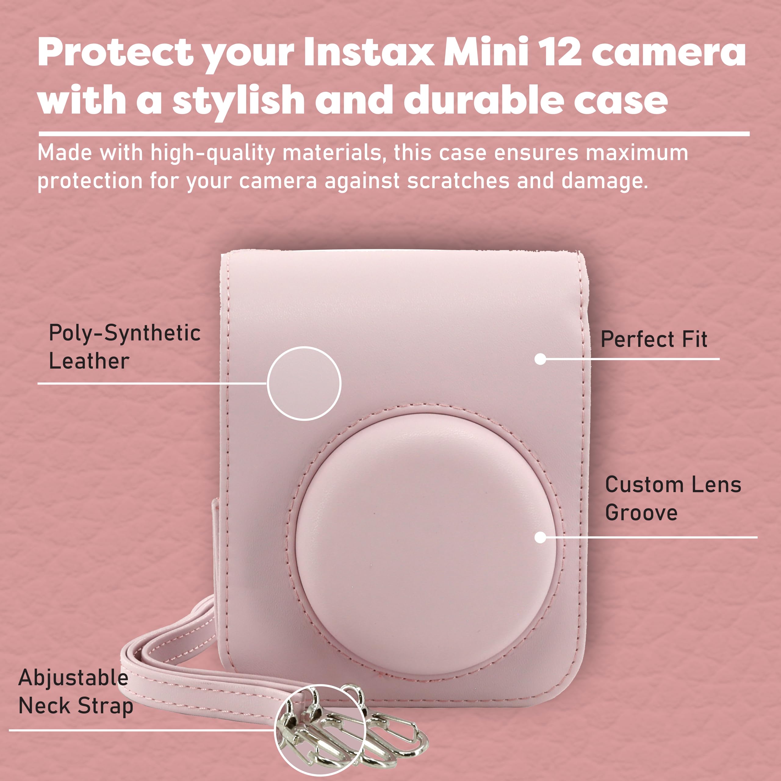 Foto 4 | Cámara Fujifilm Instax Mini 12 Con Película, 60 Hojas Y Accesorios - Venta Internacional.