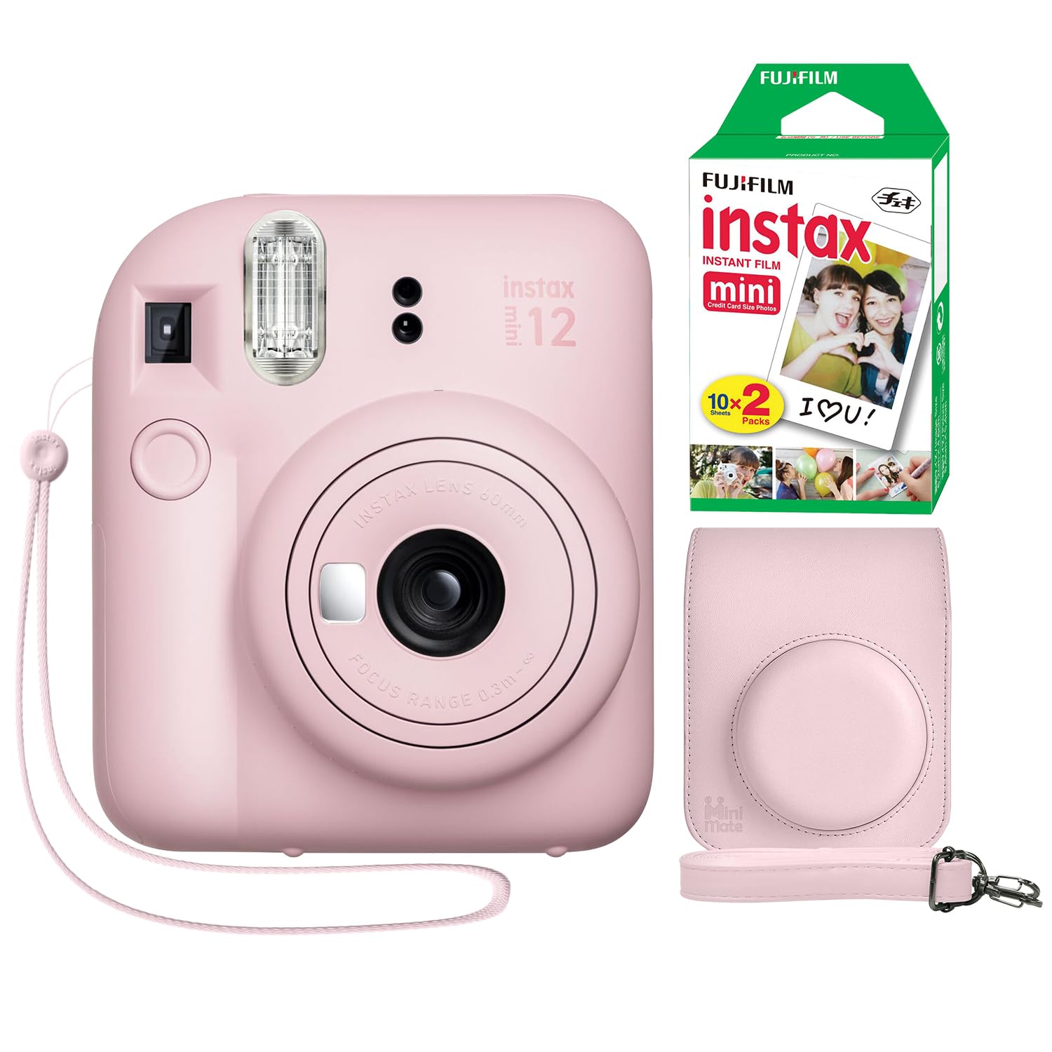 Foto 2 pulgar | Cámara Instantánea Fujifilm Instax Mini 12 Blossom Pink + Funda - Venta Internacional.