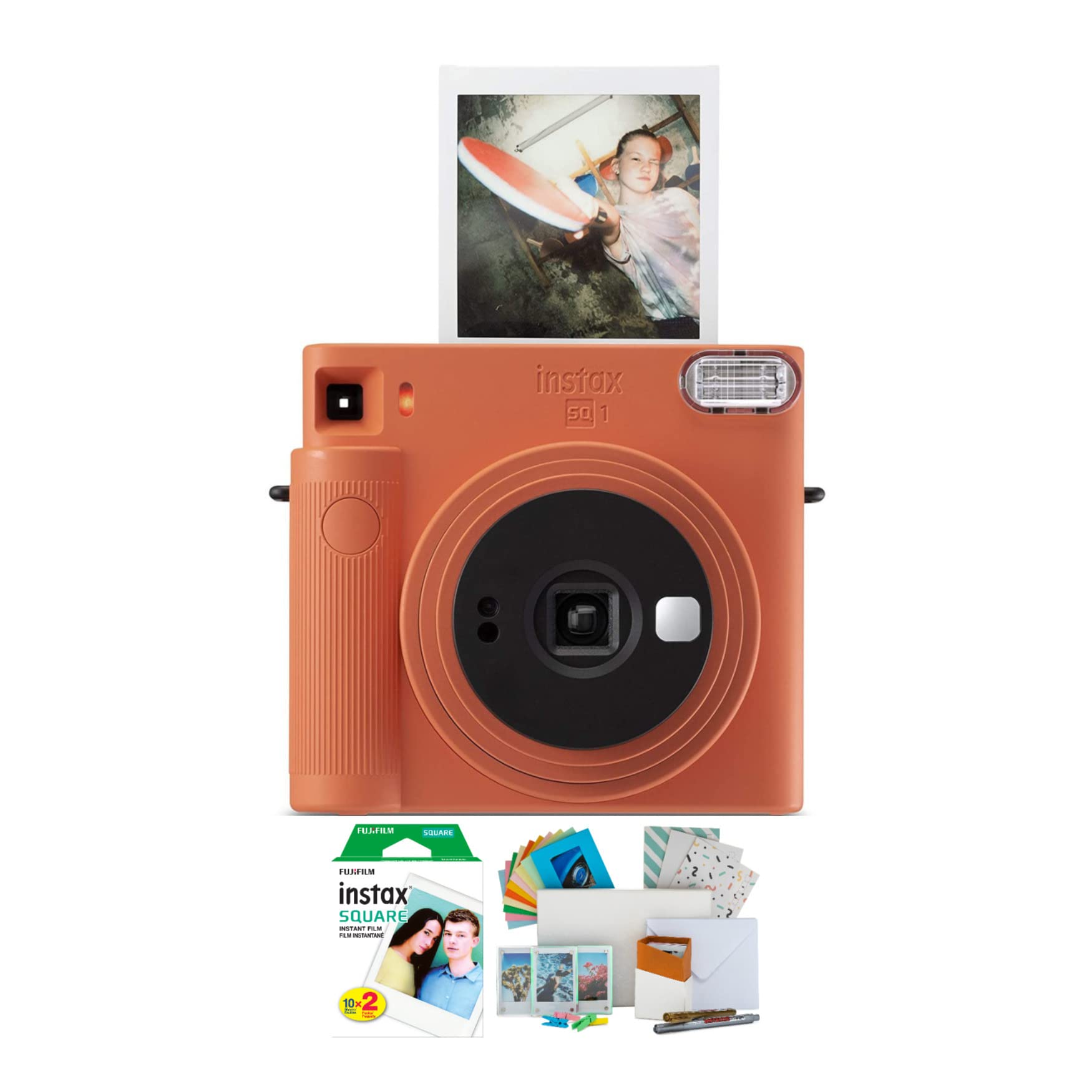 Foto 2 pulgar | Cámara Instantánea Fujifilm Instax Square Sq1 Terracotta Naranja - Venta Internacional.