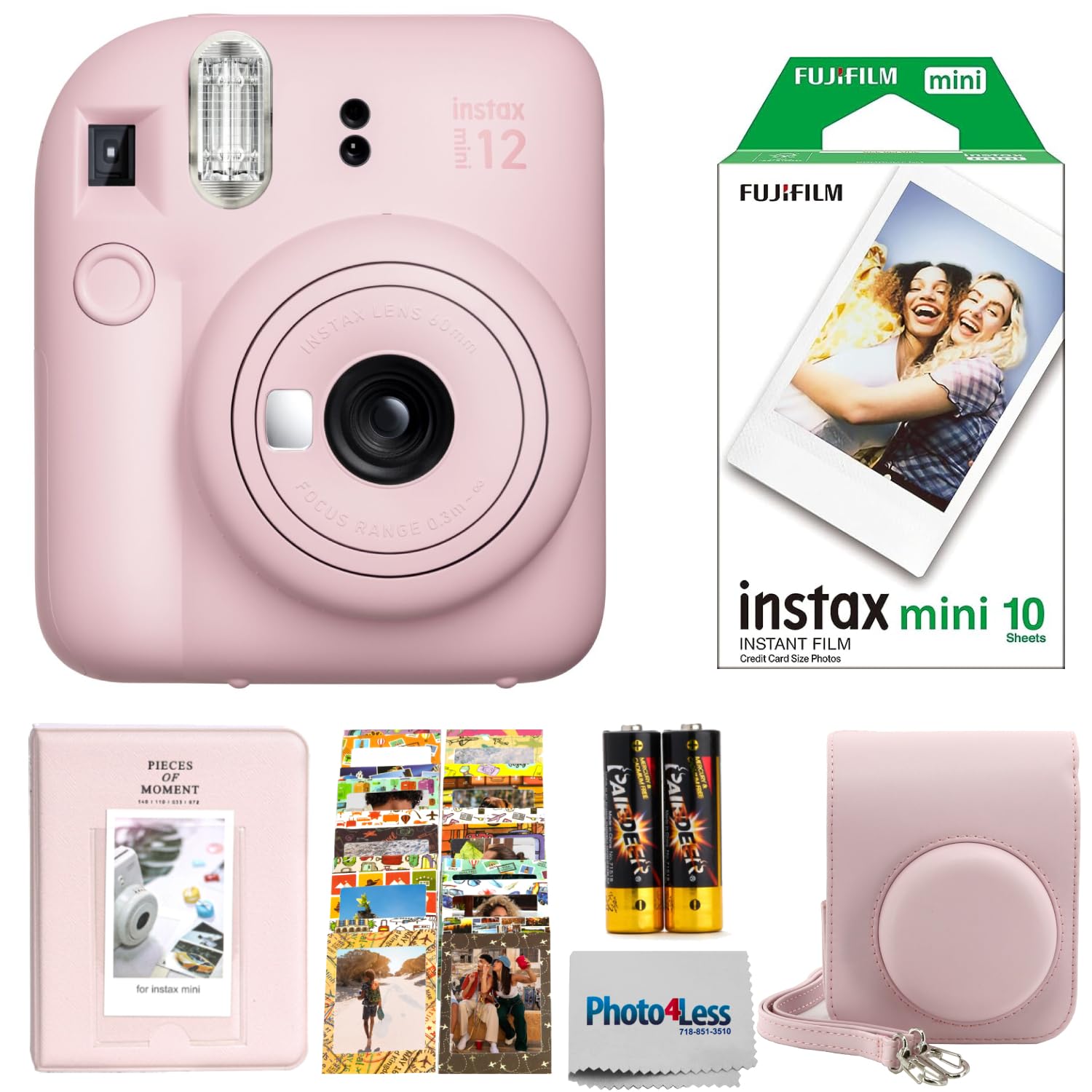 Foto 2 pulgar | Cámara De Película Instantánea Fujifilm Instax Mini 12 Blossom Pink - Venta Internacional.