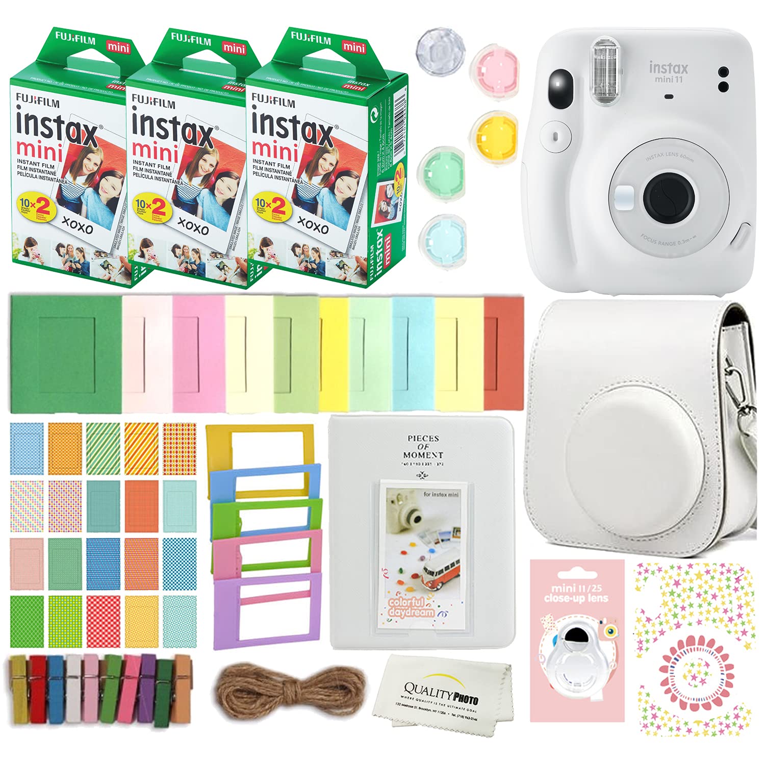 Foto 2 pulgar | Cámara Instantánea Fujifilm Instax Mini 11 Con Funda Y 60 Películas - Venta Internacional.