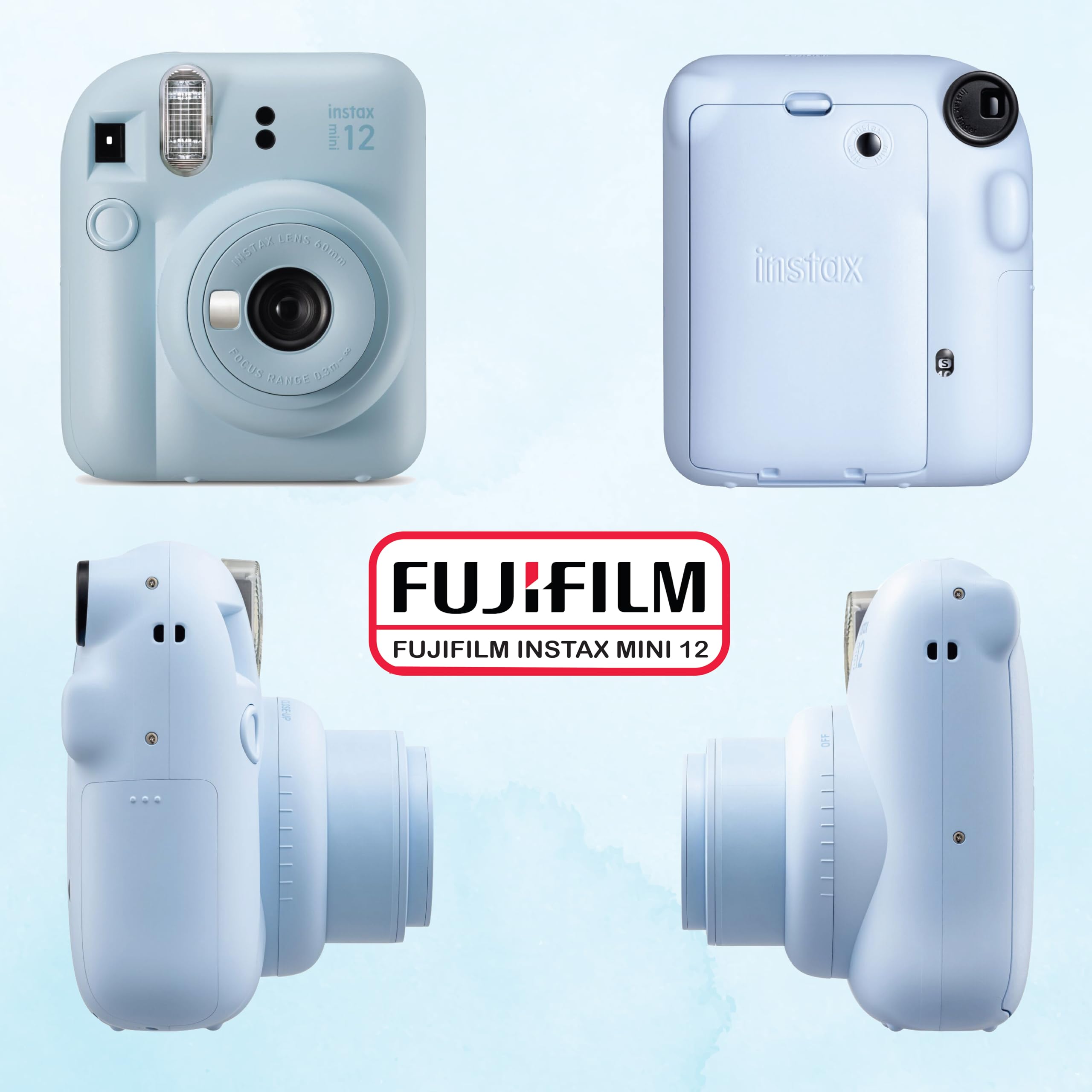 Foto 4 pulgar | Cámara Fujifilm Instax Mini 12 Con Película, 60 Hojas Y Accesorios - Venta Internacional.