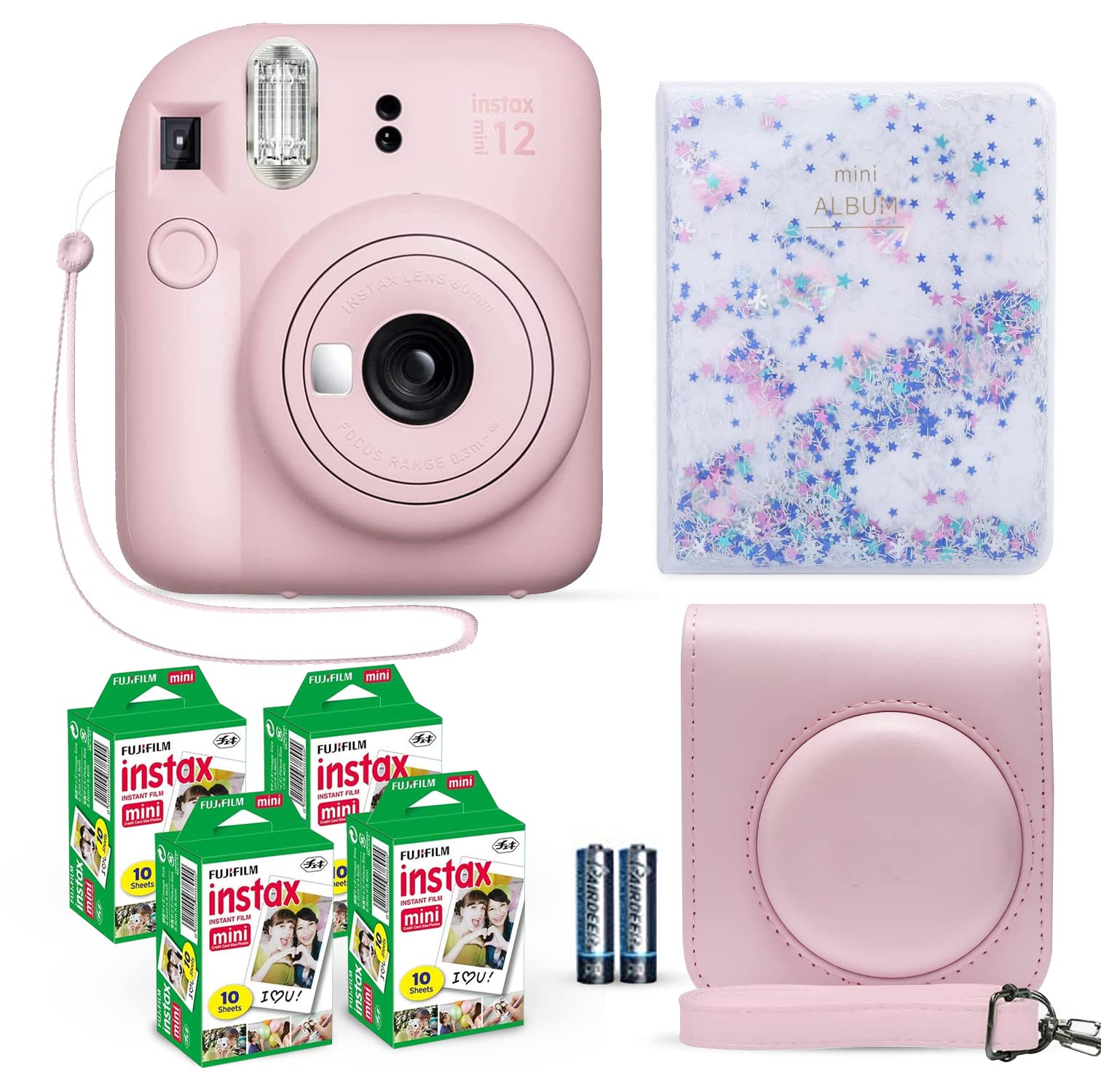 Cámara Instantánea Fujifilm Instax Mini 12 Blossom Pink +40 Film - Venta Internacional. $4,914