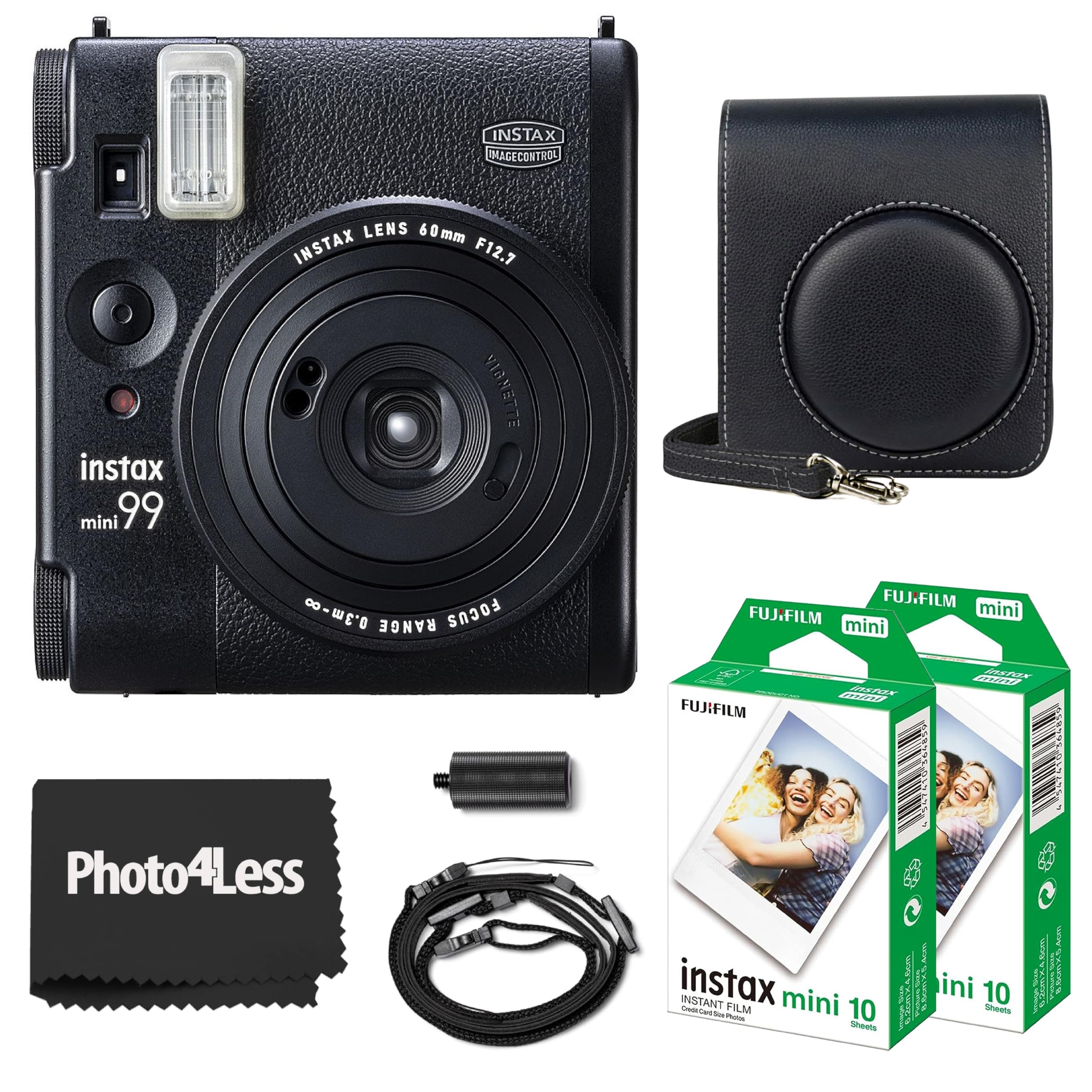 Cámara De Película Instantánea Fujifilm Instax Mini 99 Con 20 Películas - Venta Internacional.