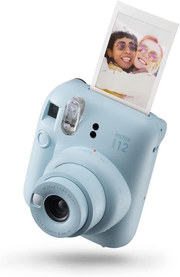 Foto 2 | Cámara Fujifilm Instax Mini 12 Azul Pastel Con Películas Y Funda - Venta Internacional.