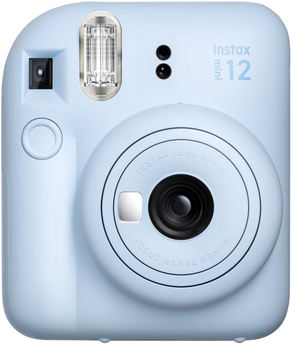 Foto 4 pulgar | Cámara Fujifilm Instax Mini 12 Azul Pastel Con Películas Y Funda - Venta Internacional.