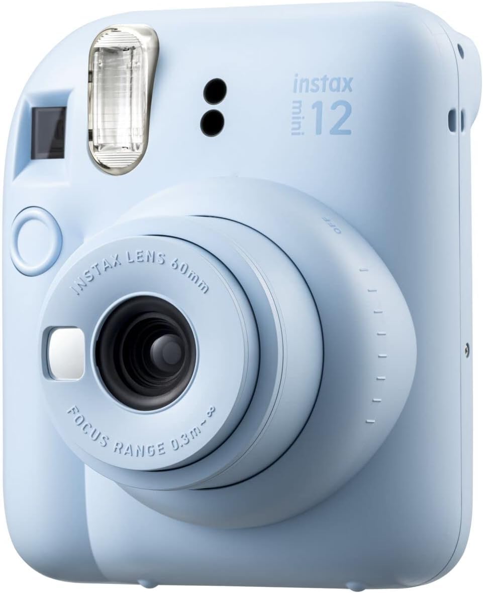 Foto 8 pulgar | Cámara Fujifilm Instax Mini 12 Azul Pastel Con Películas Y Funda - Venta Internacional.