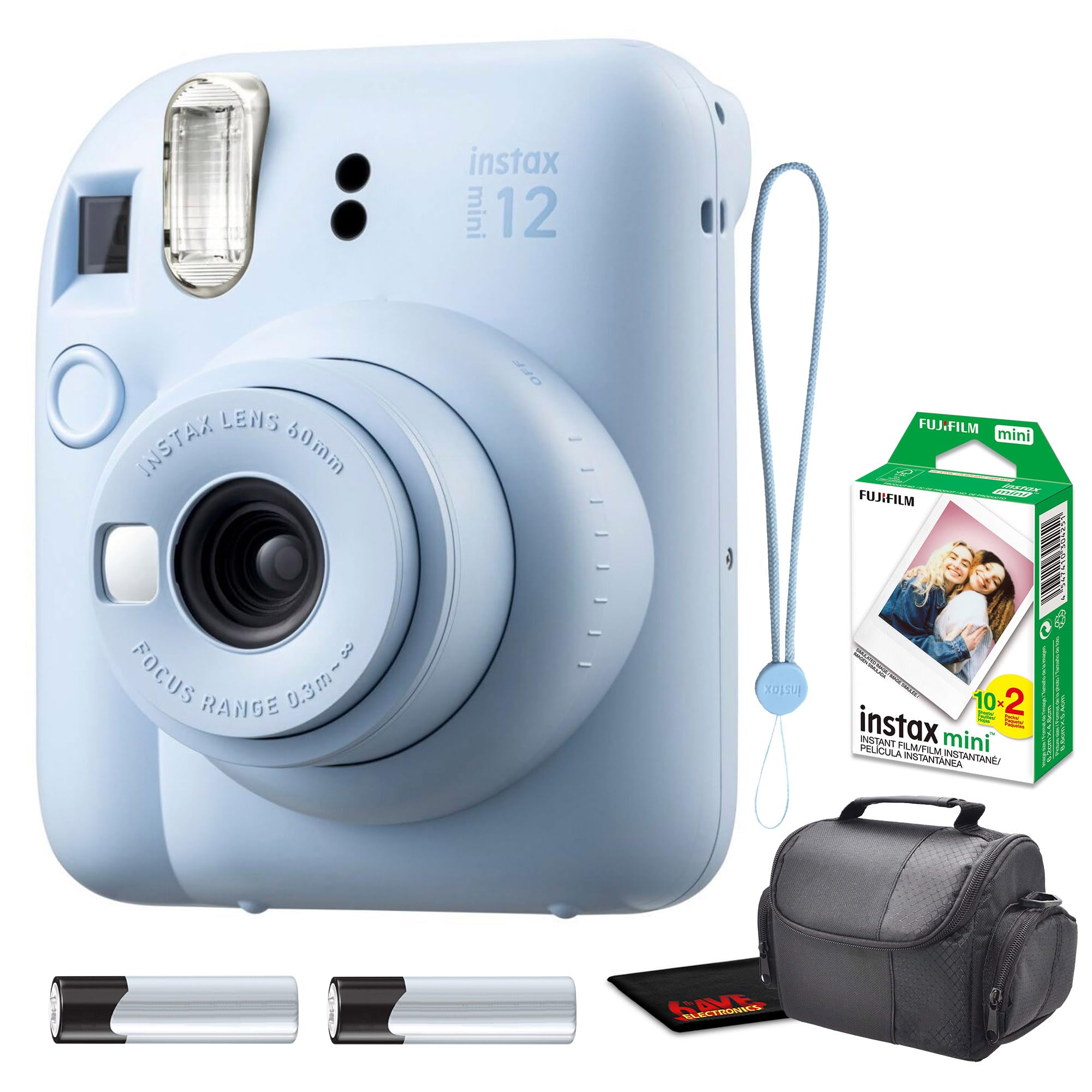 Cámara Instantánea Fujifilm Instax Mini 12 Azul Pastel +acc - Venta Internacional.