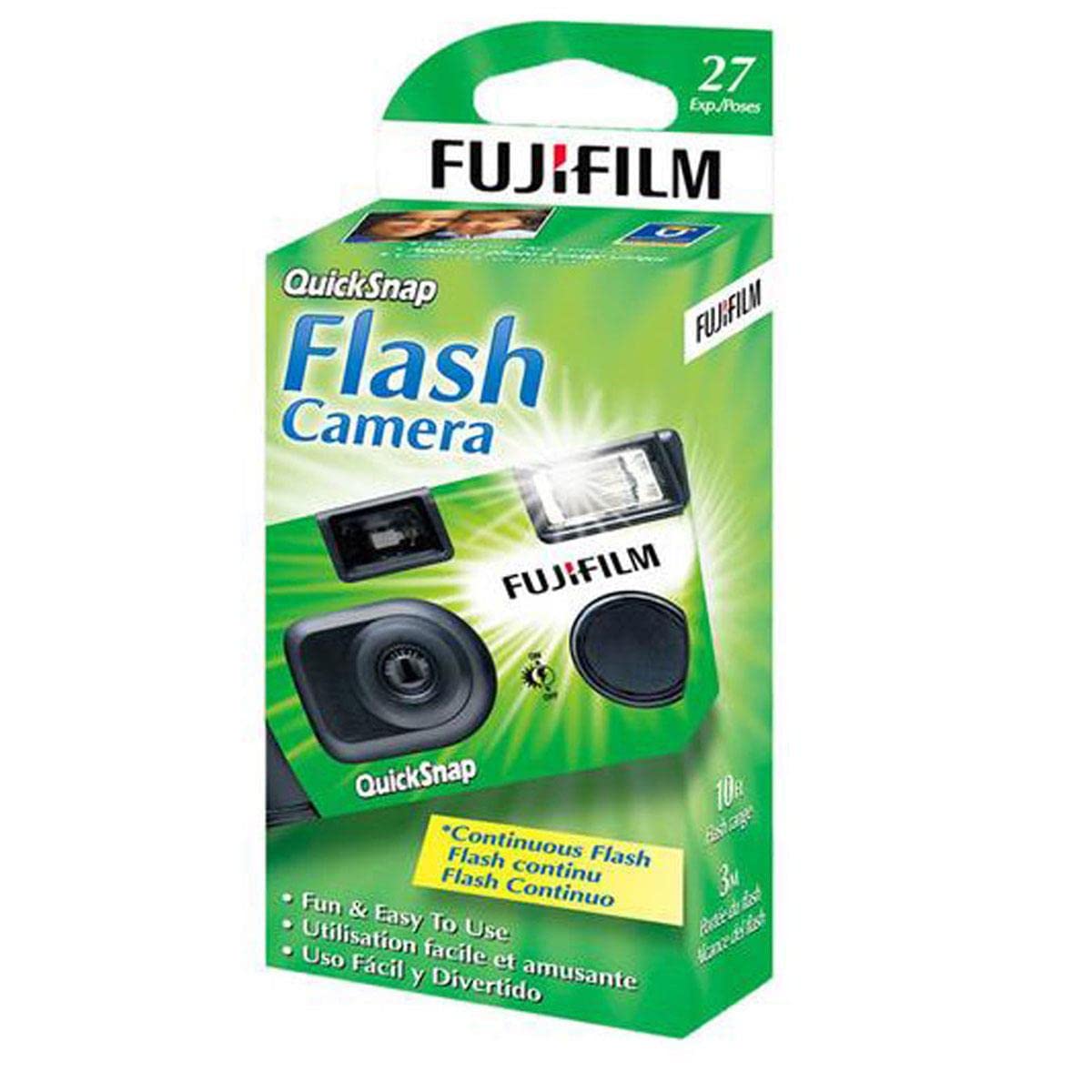 Foto 2 | Cámara Fujifilm Quicksnap Flash 400 35 Mm 27 Exp Con Flash X6 - Venta Internacional.