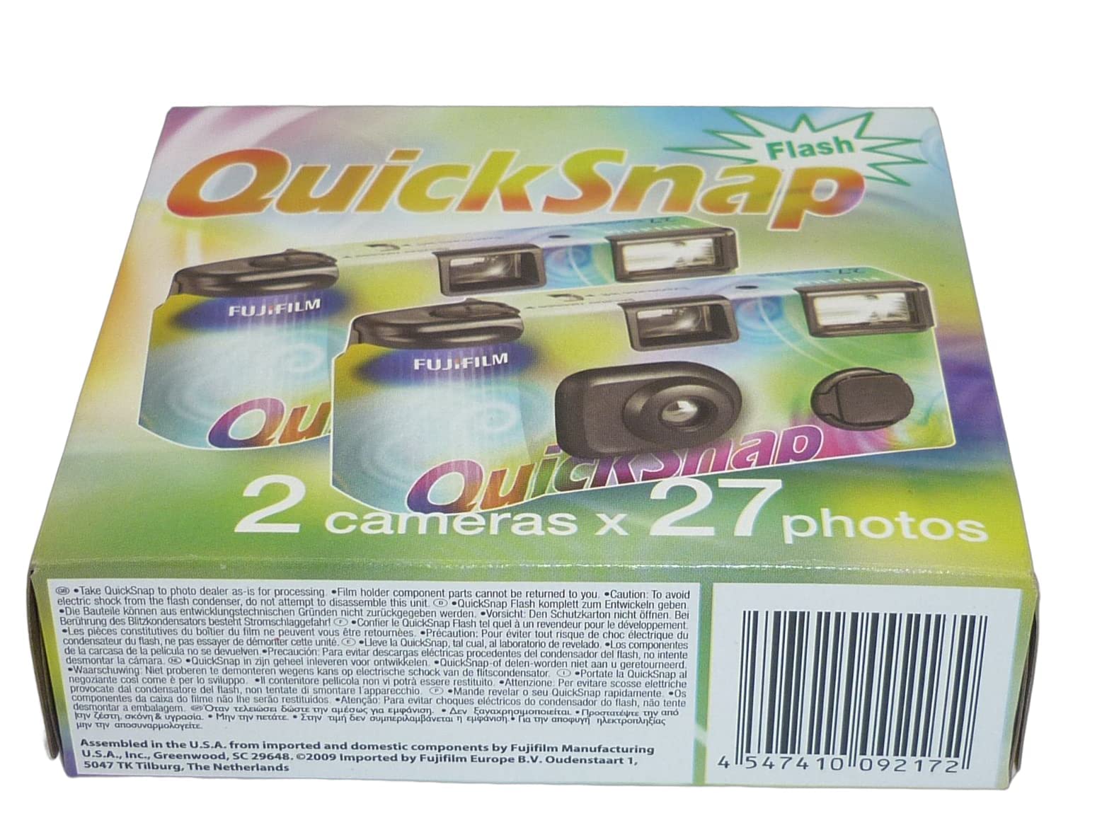 Foto 4 pulgar | Cámara Flash Desechable Fujifilm Quicksnap 400, Paquete De 2 - Venta Internacional.