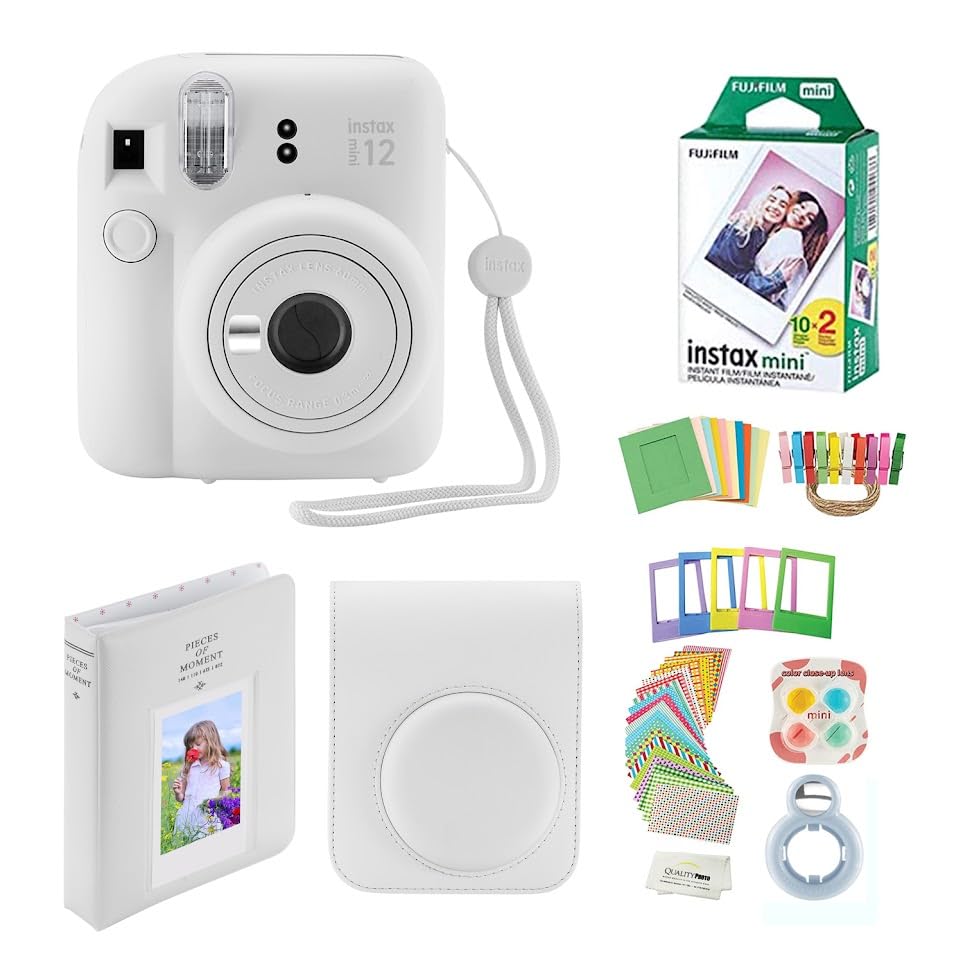 Foto 2 pulgar | Cámara Instantánea Fujifilm Instax Mini 12 Con Funda Y 20 Películas - Venta Internacional.