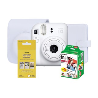 Foto 1 | Paquete Instax Mini 12 Blanca + Funboard