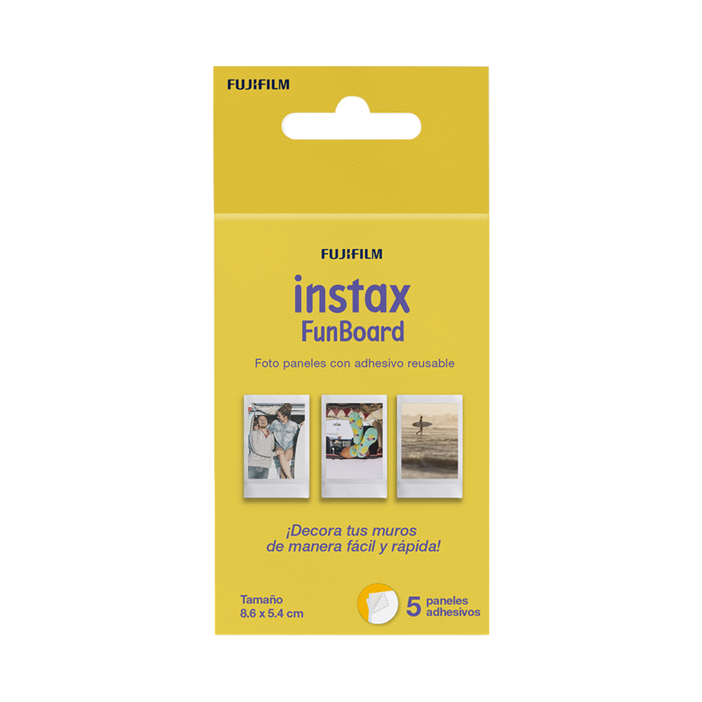 Foto 7 pulgar | Paquete Instax Mini 12 Blanca + Funboard