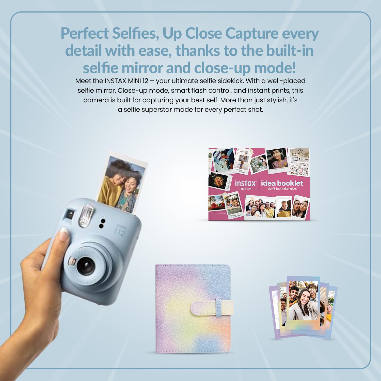 Foto 5 pulgar | Paquete Navideño De Cámara Fujifilm Instax Mini 12 (2024) - Venta Internacional.