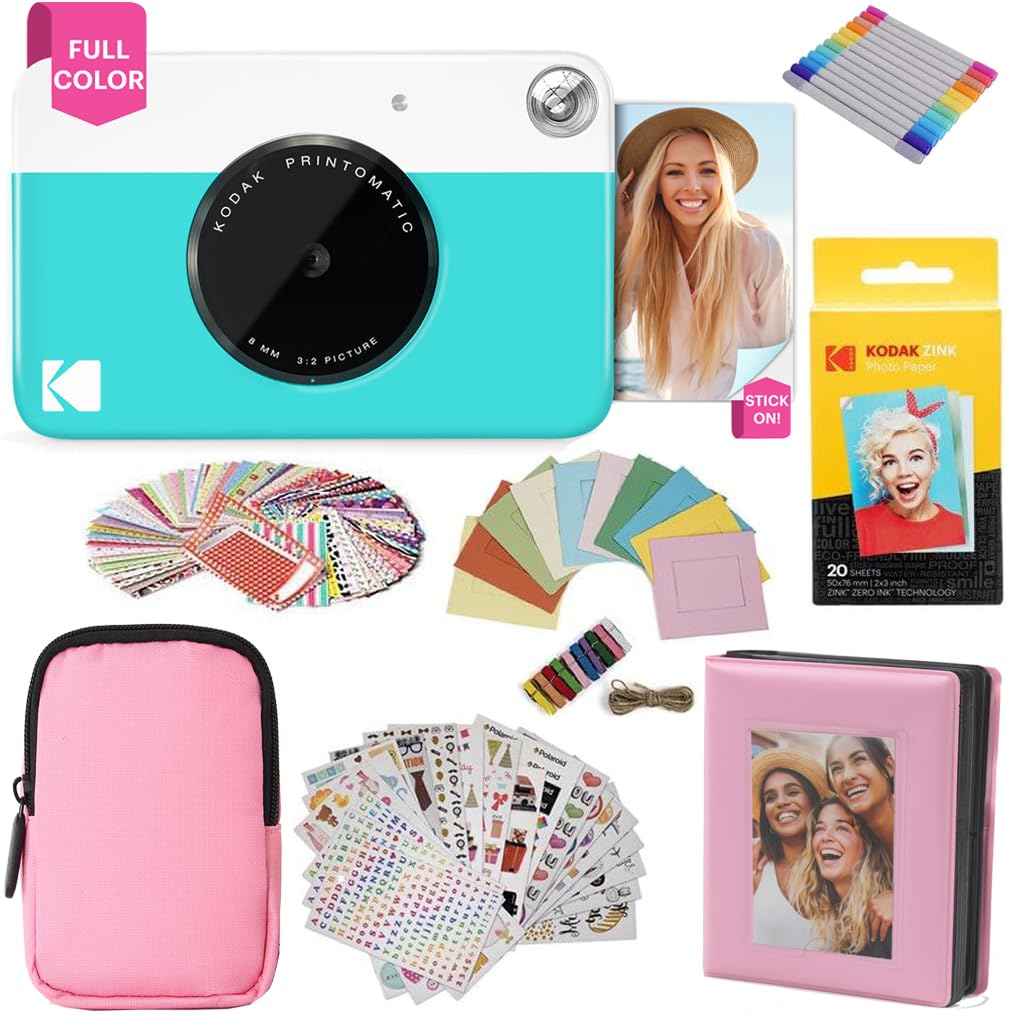 Foto 1 | Paquete De Regalo Para Cámara De Impresión Instantánea Kodak Printomatic, Azul - Venta Internacional.