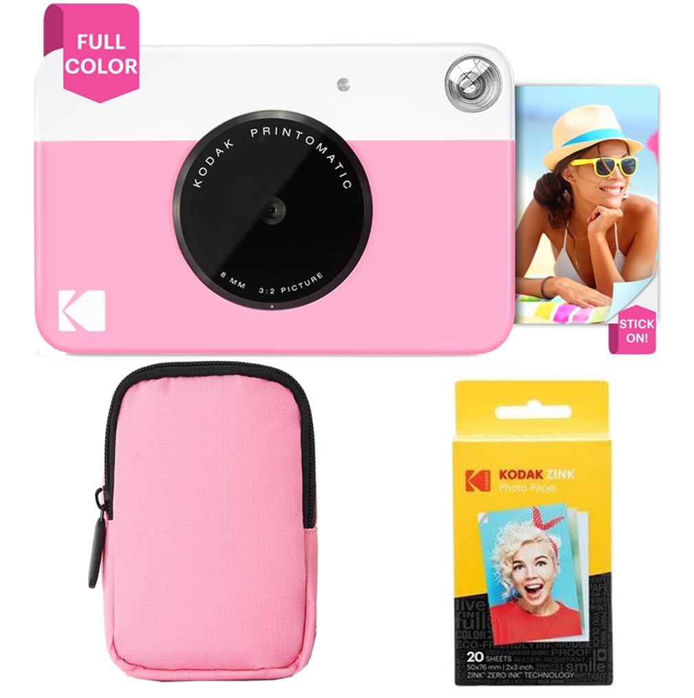 Foto 2 pulgar | Cámara De Impresión Instantánea Kodak Printomatic Con Funda Blanda Y Papel - Venta Internacional.