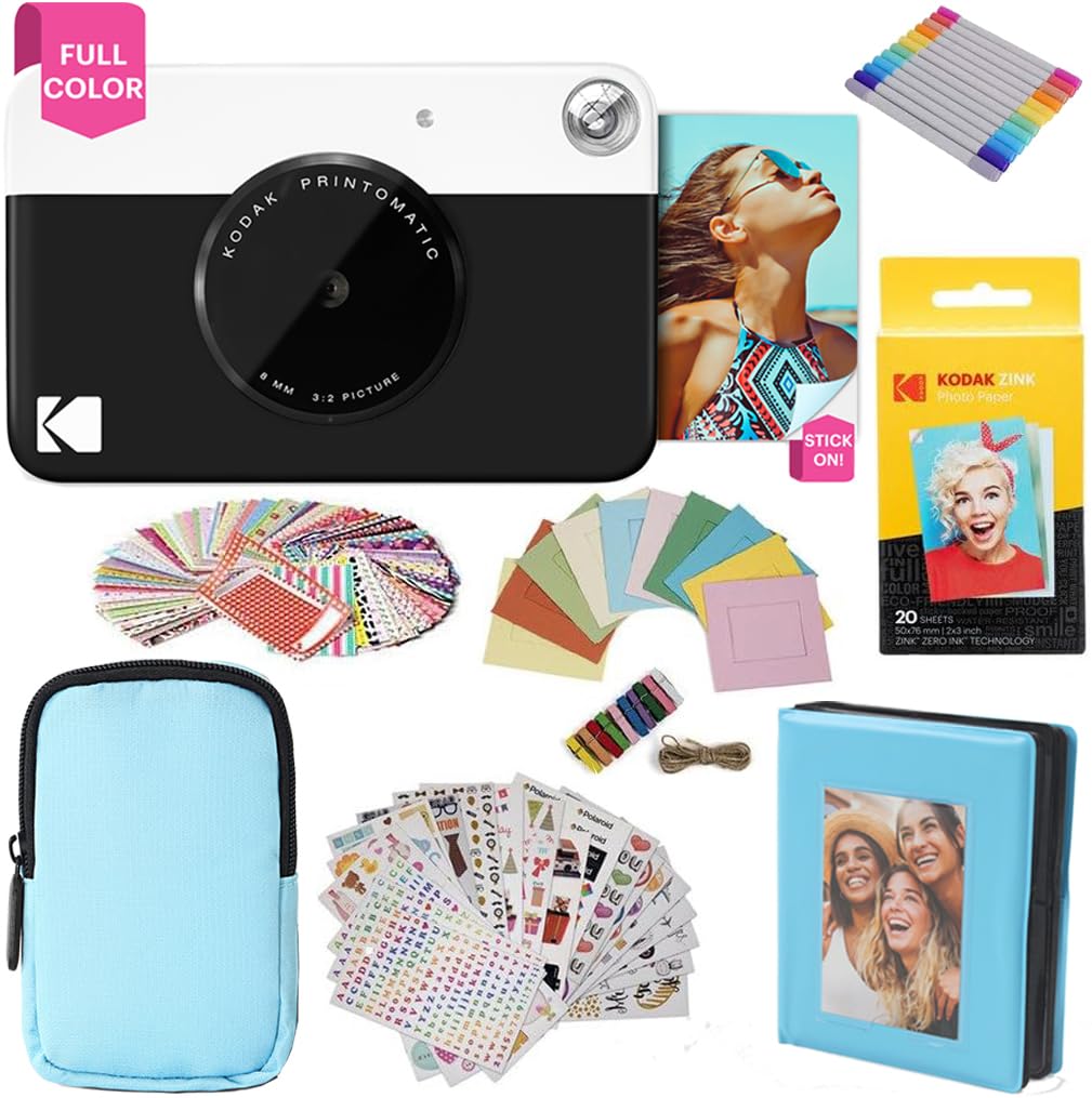 Foto 2 pulgar | Paquete De Regalo Para Cámara De Impresión Instantánea Kodak Printomatic, Color Negro - Venta Internacional.