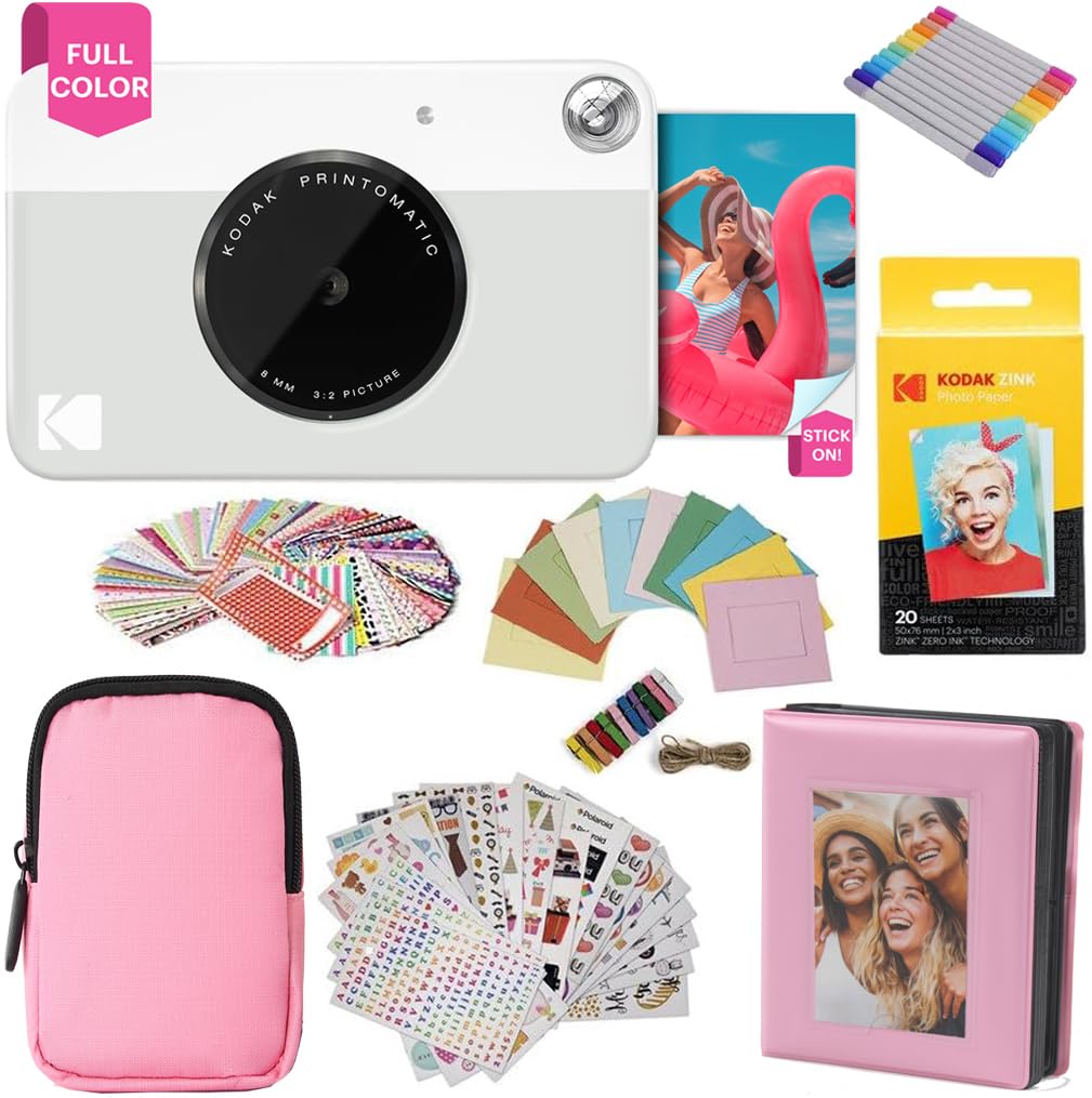 Cámara De Impresión Instantánea Kodak Printomatic, Paquete De Regalo, Gris - Venta Internacional.